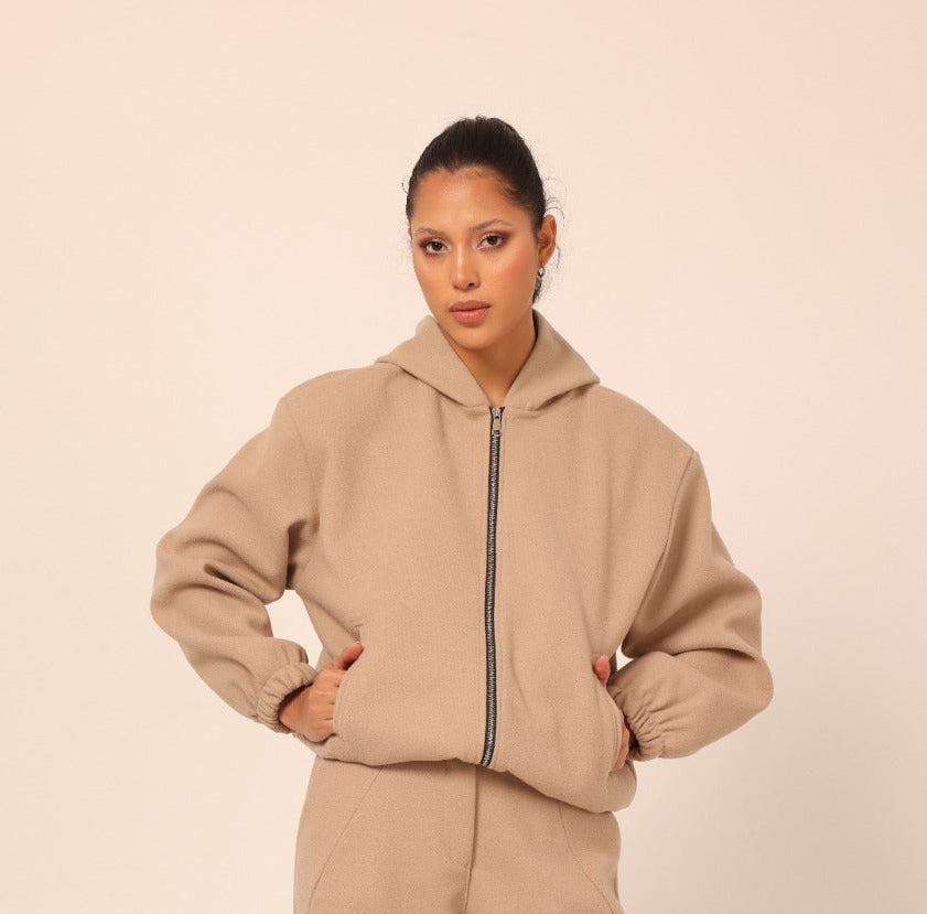 Cropped bomber Jacket