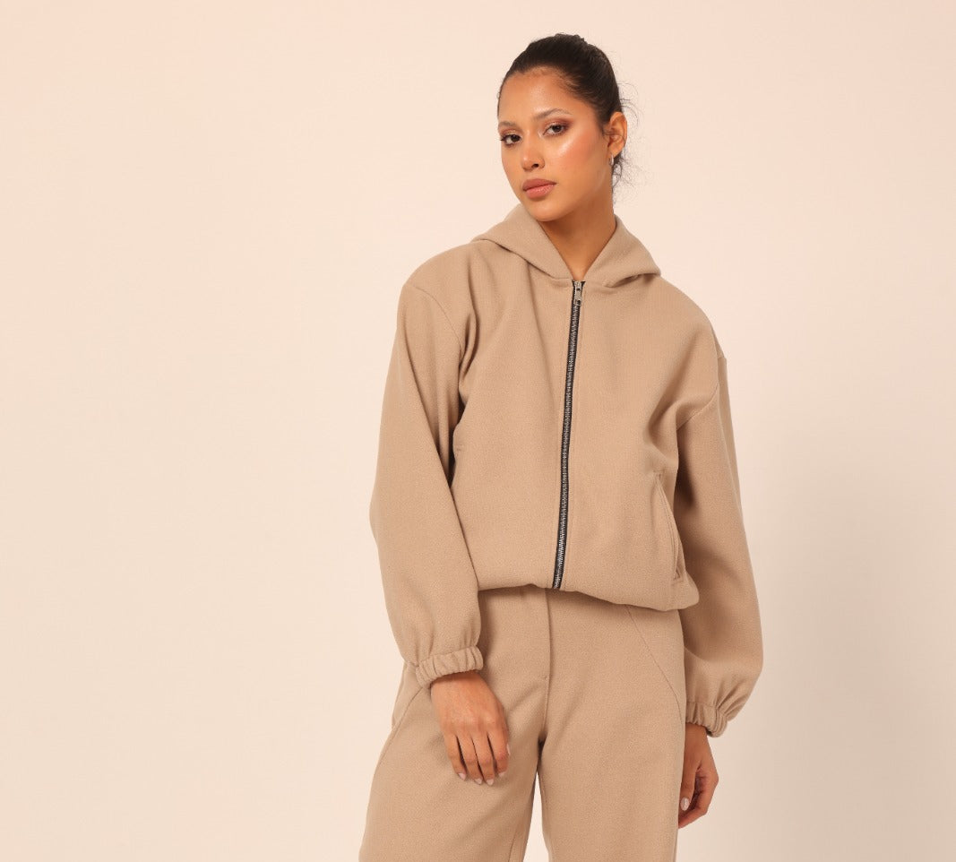 Cropped bomber Jacket