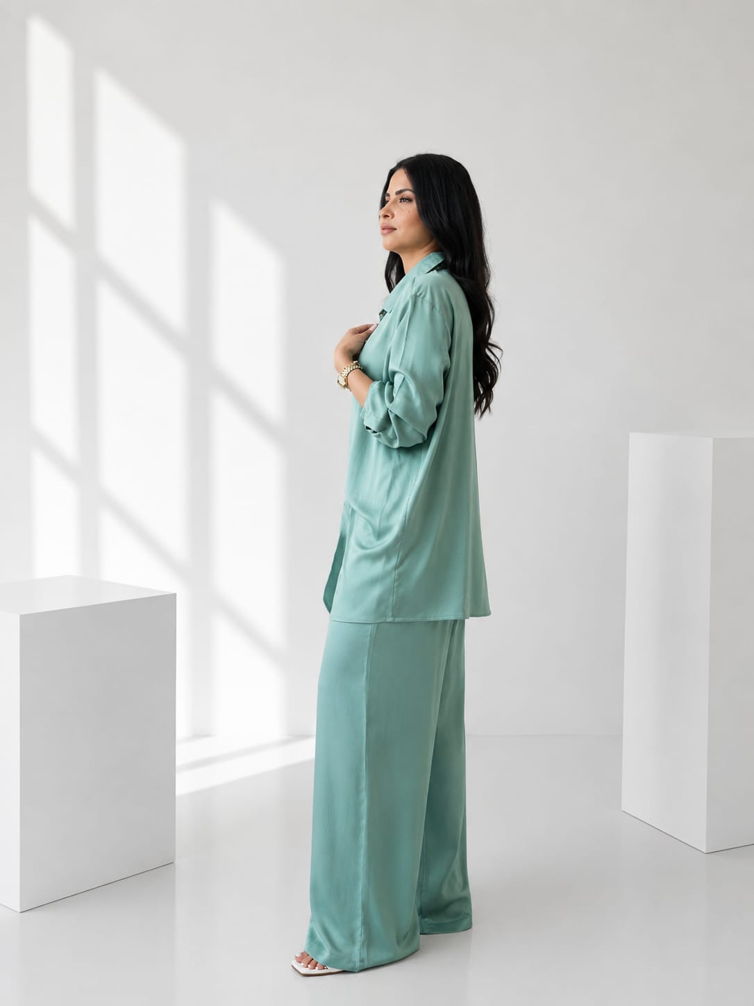 Knotted Shirt Set