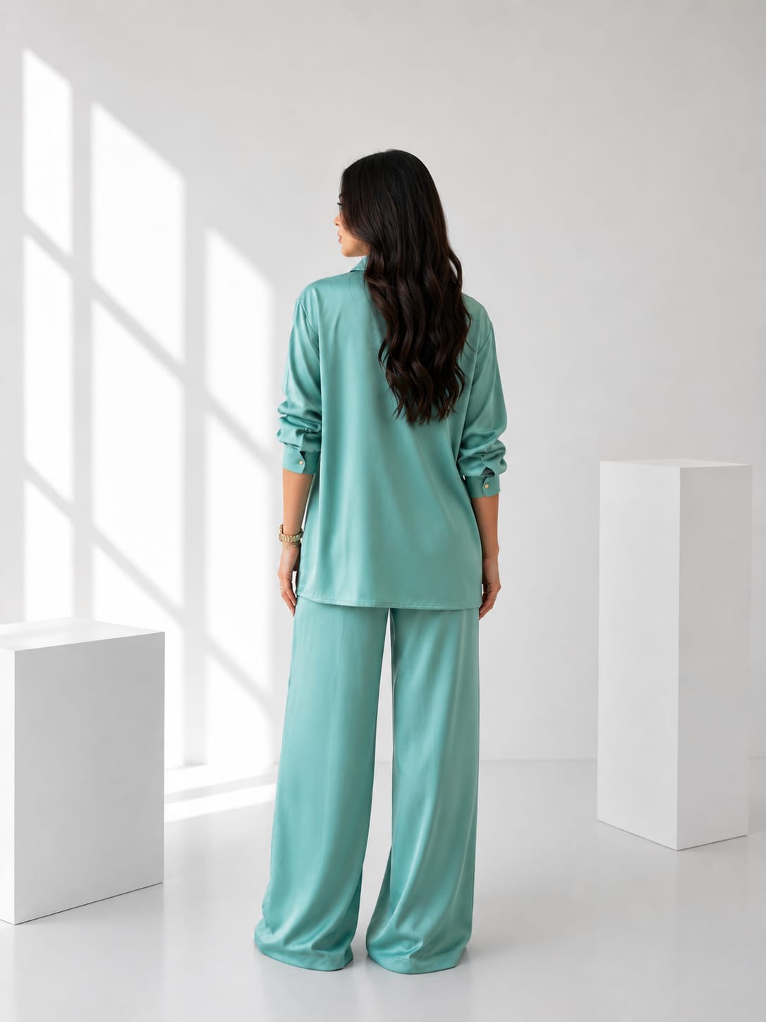 Knotted Shirt Set