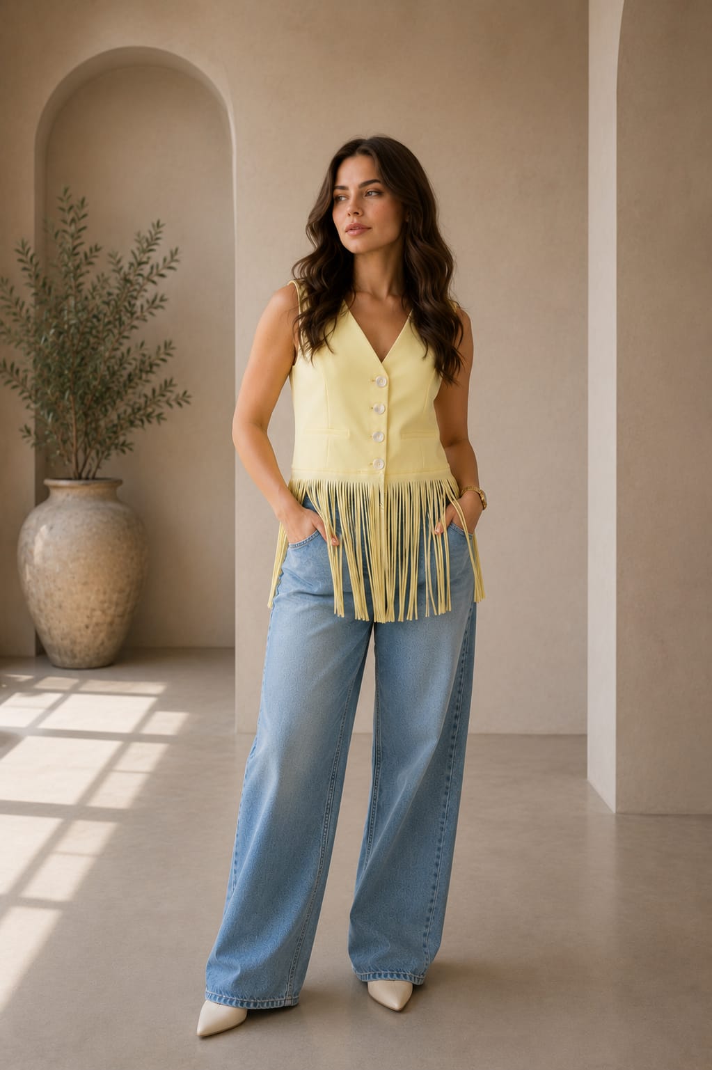 Long Tassel Vest