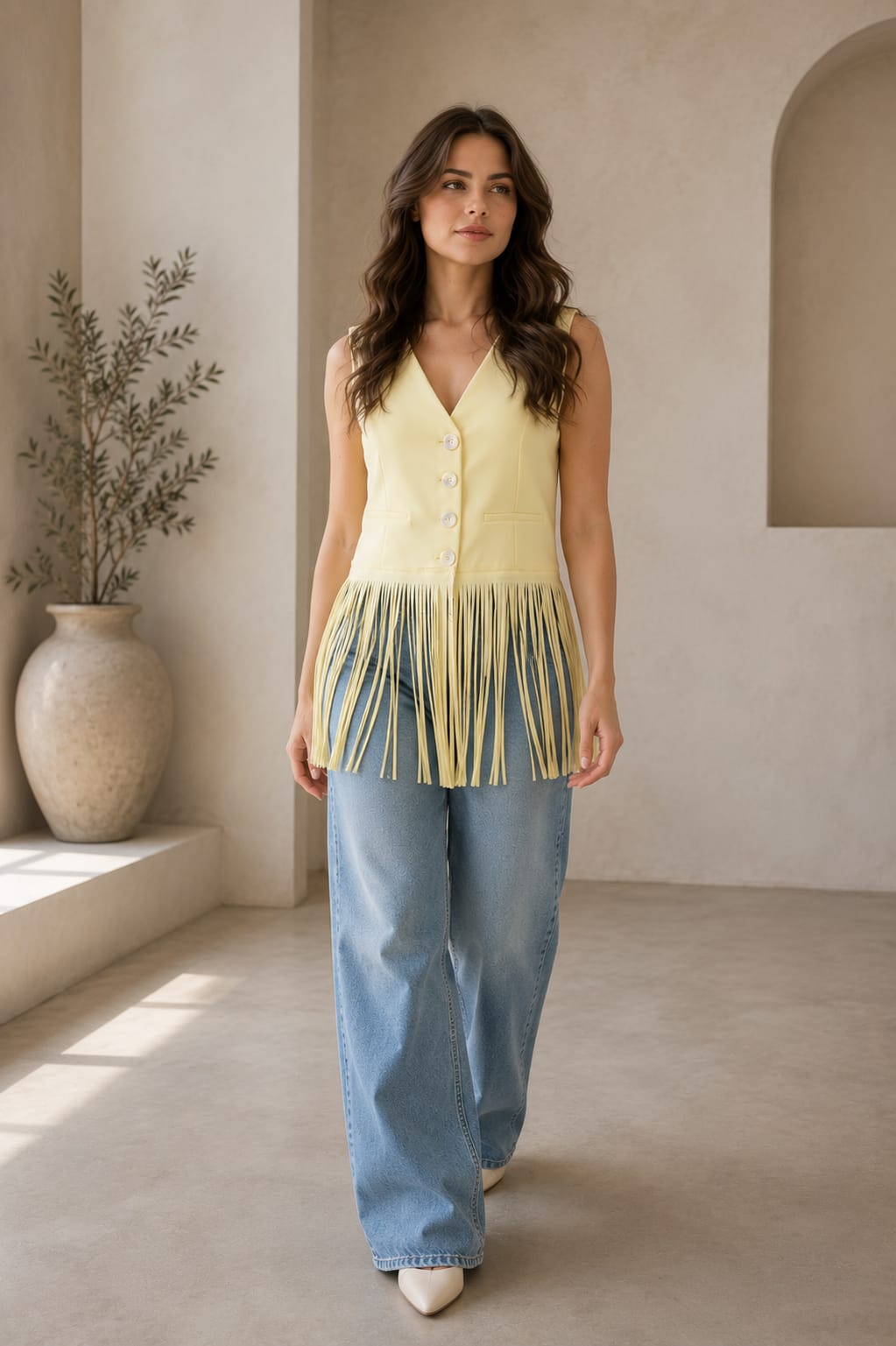 Long Tassel Vest