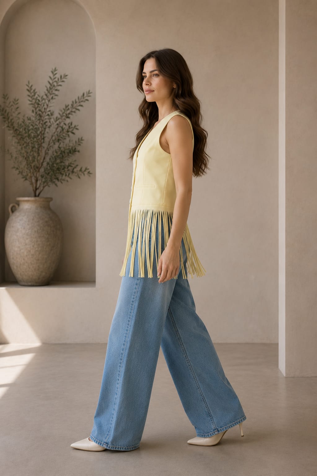 Long Tassel Vest