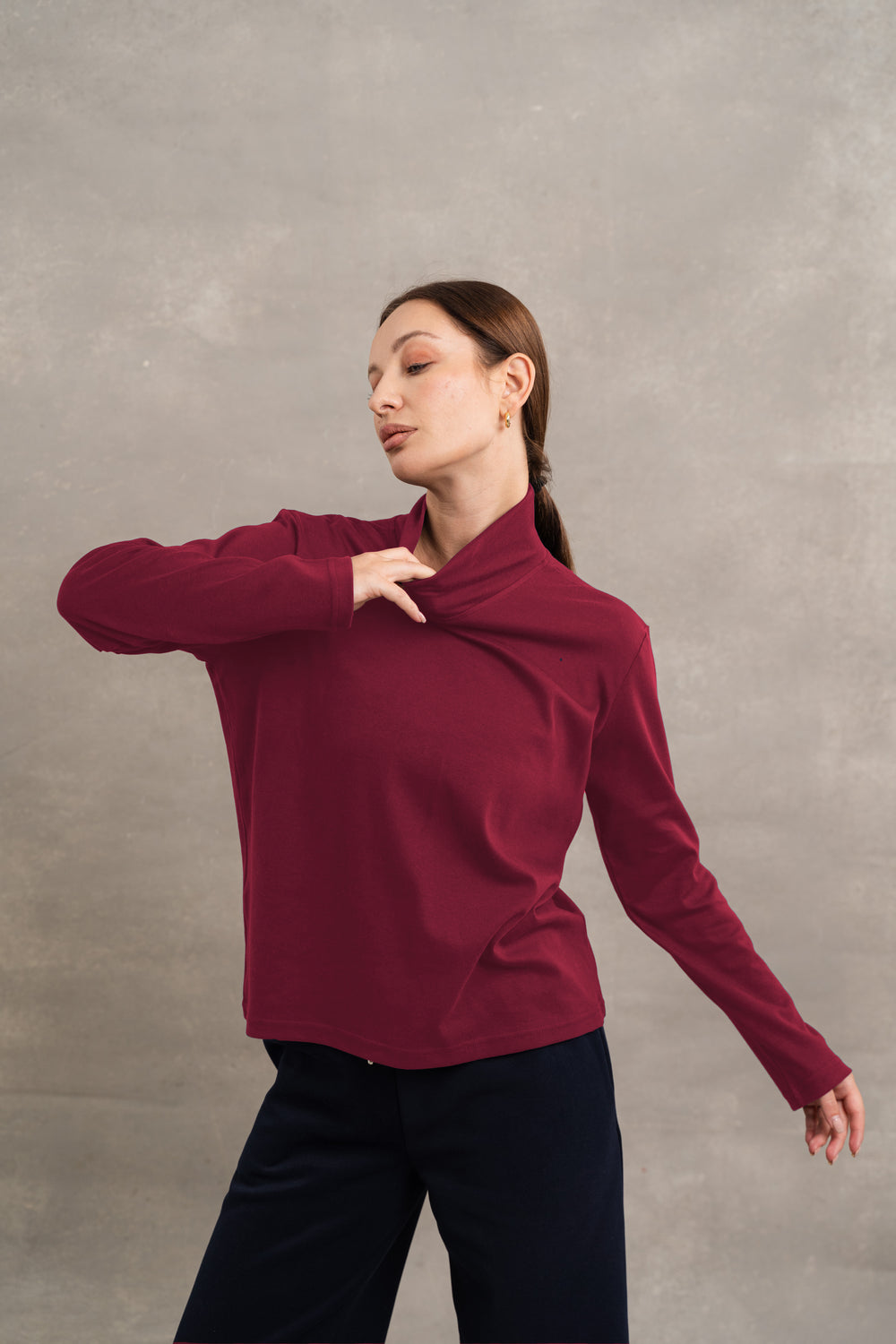 High Neck Blouse