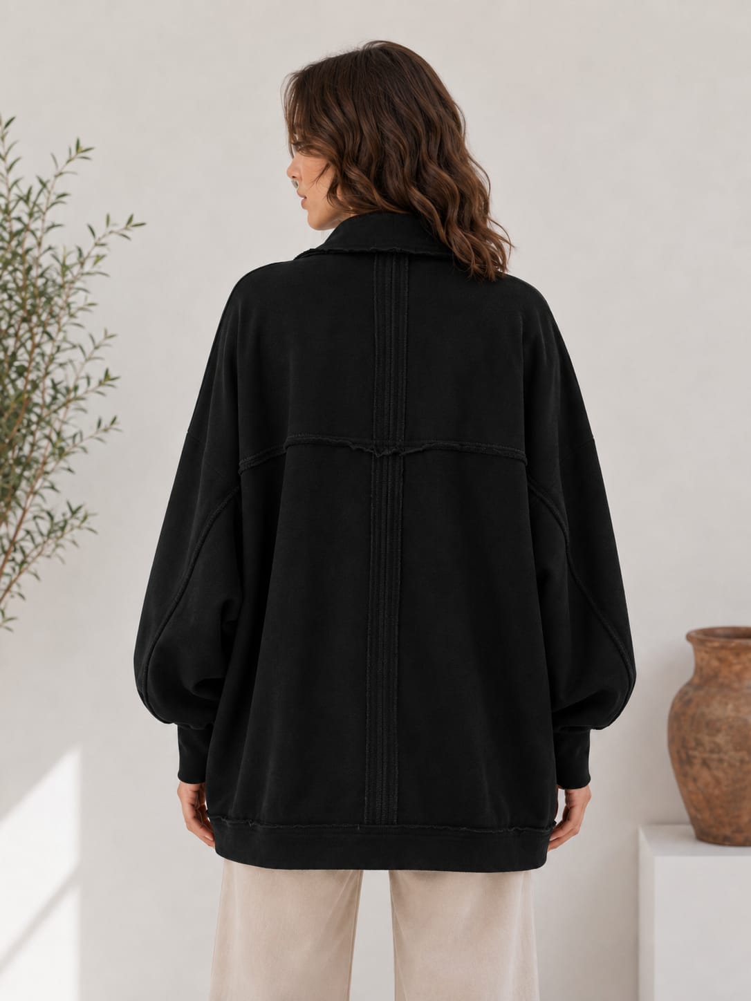 Raw Edge Cardigan