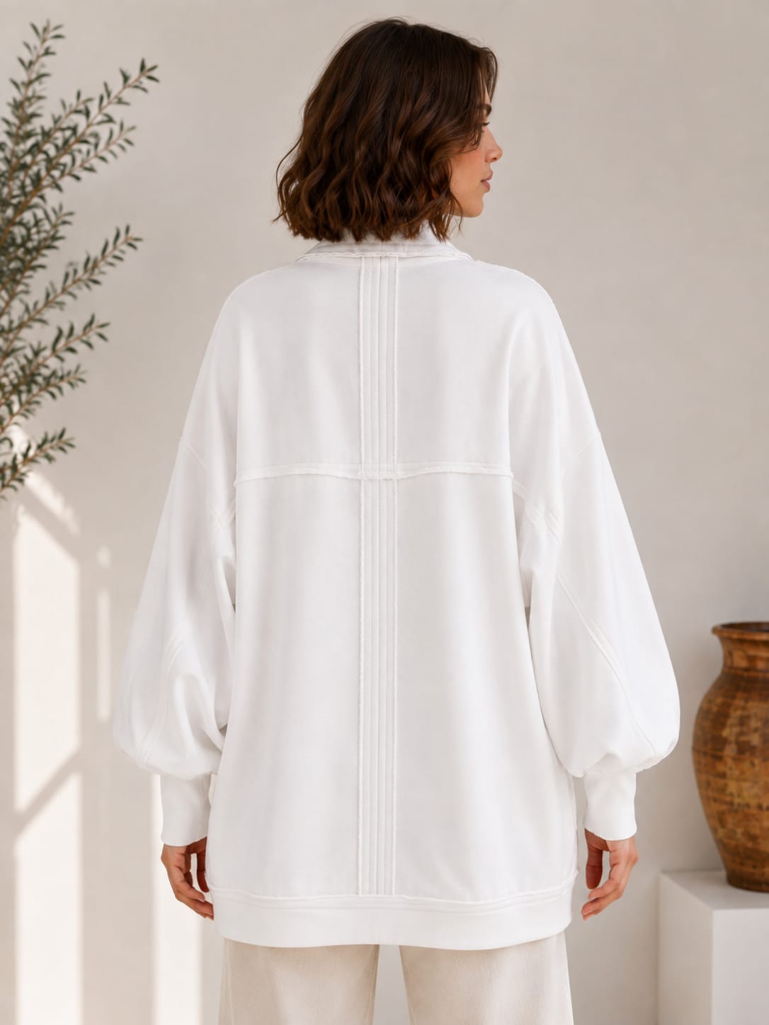 Raw Edge Cardigan