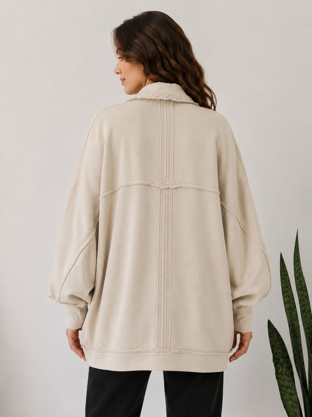 Raw Edge Cardigan