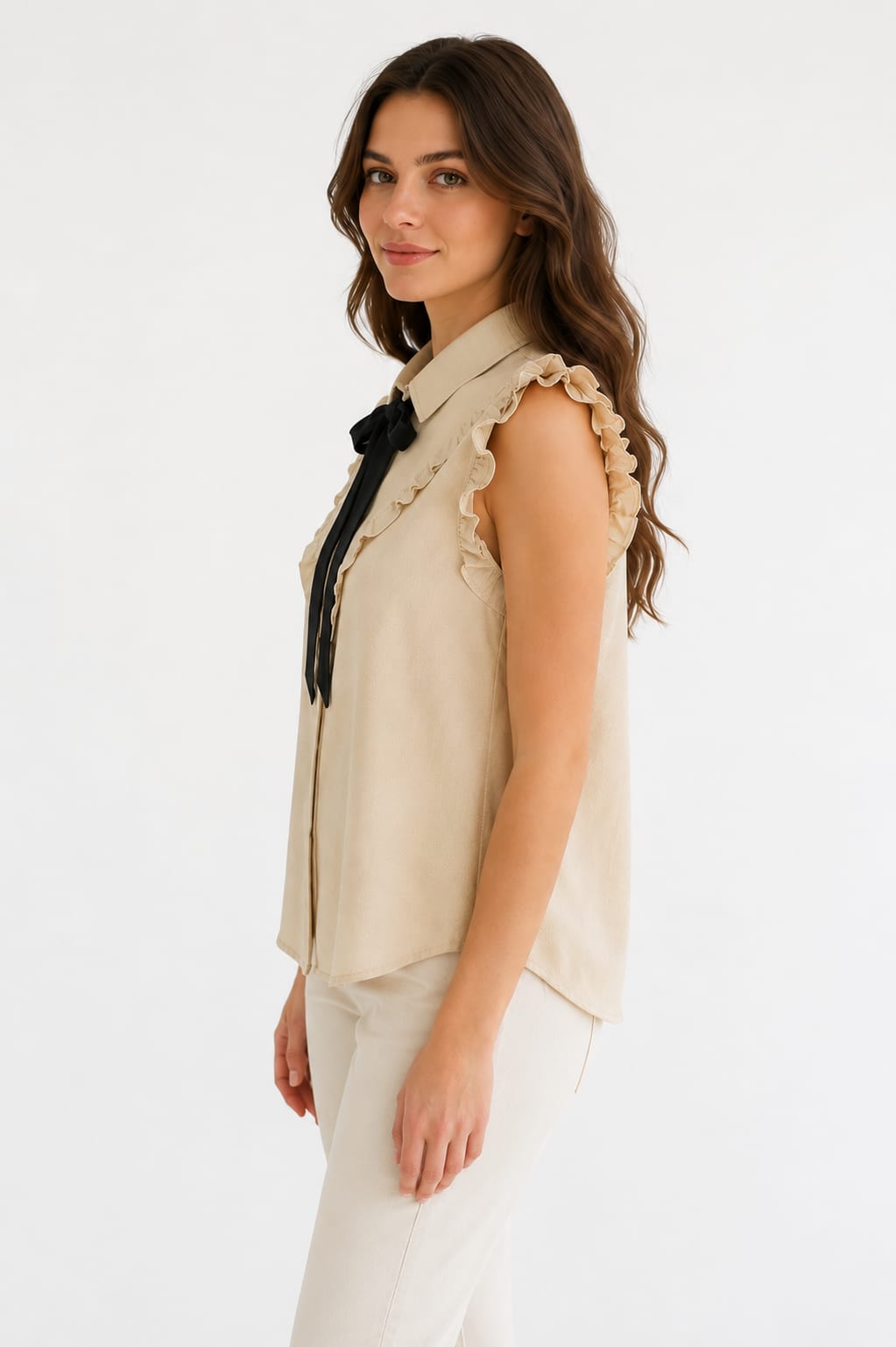 Ruffle Bow Top