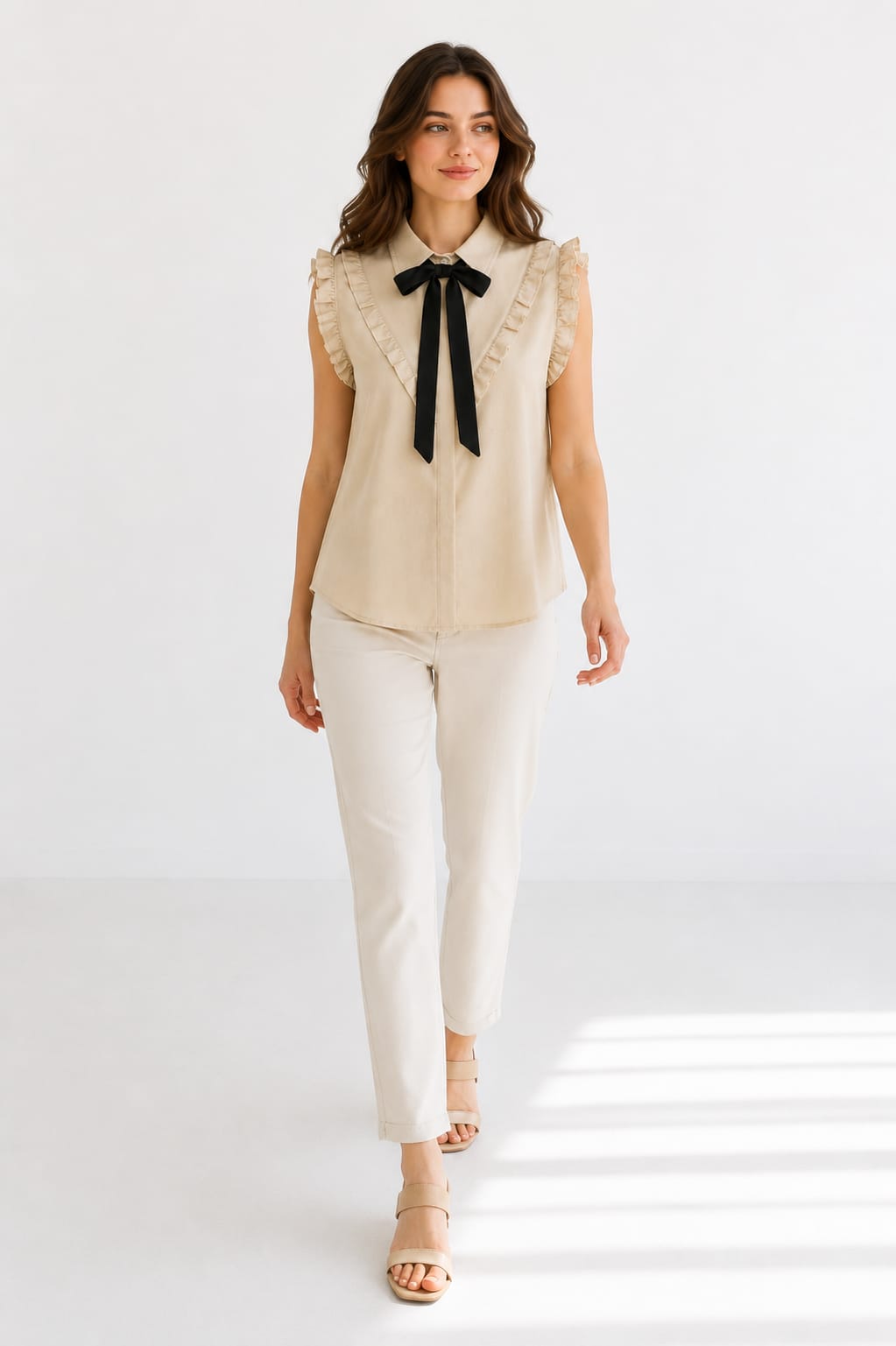 Ruffle Bow Top