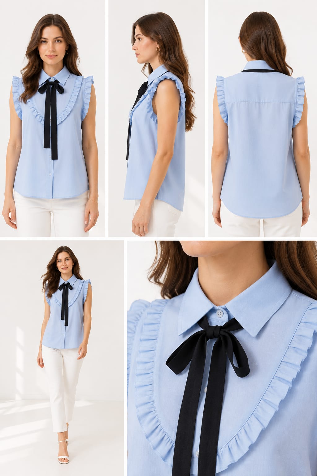 Ruffle Bow Top