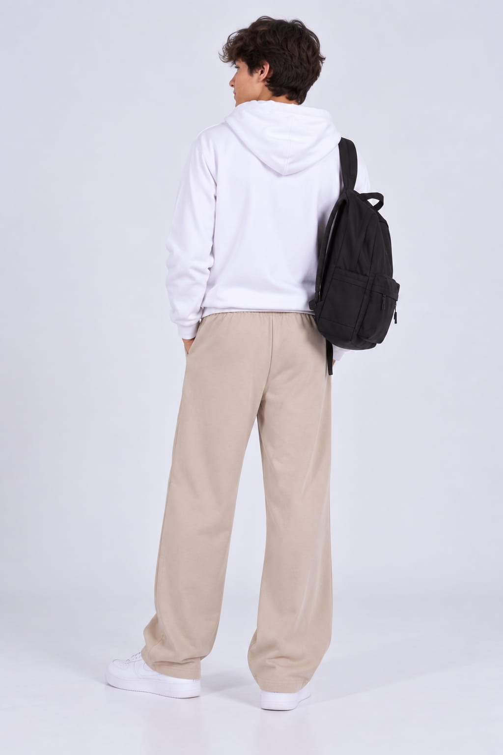 Cotton Wide Leg Trousers
