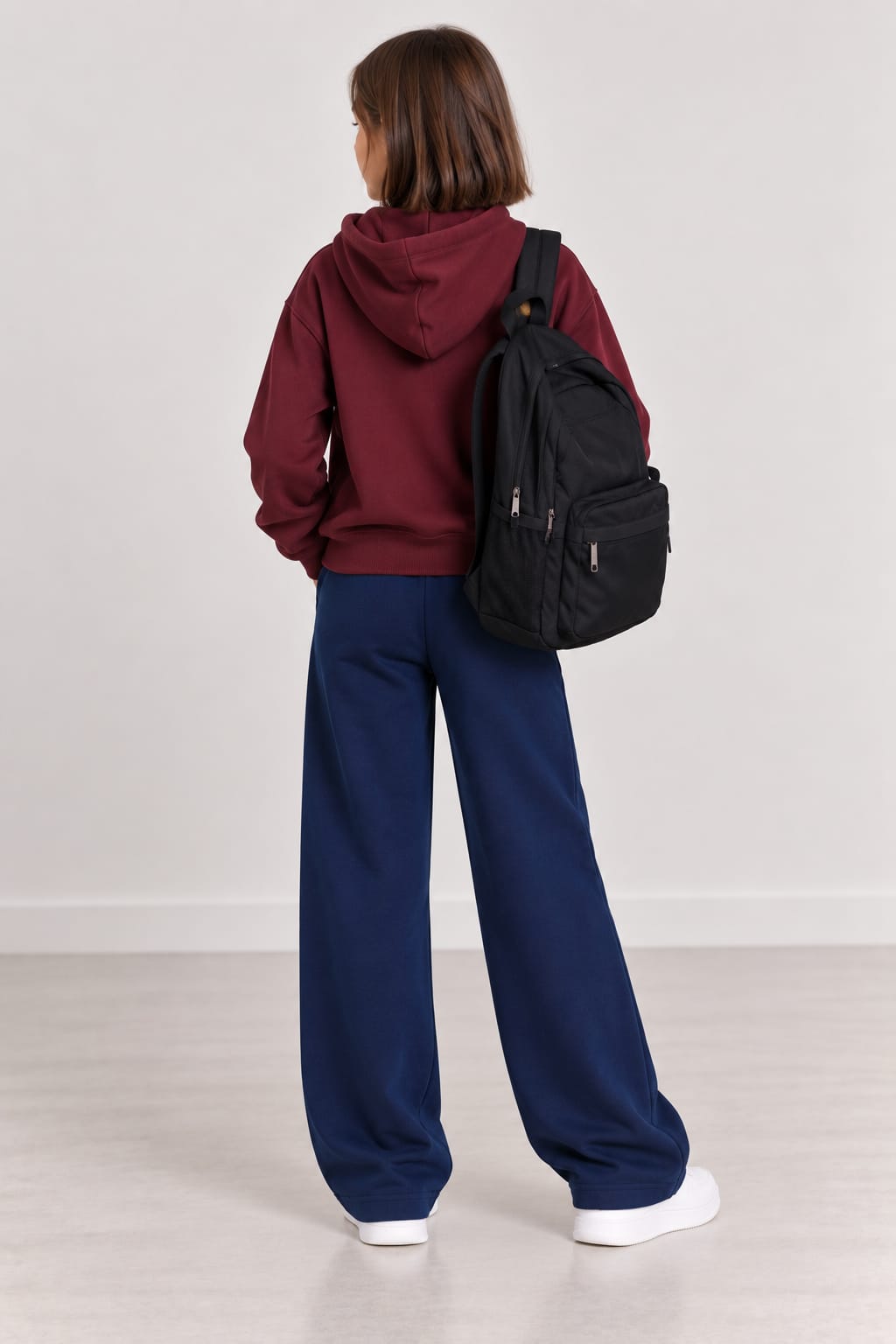 Cotton Wide Leg Trousers
