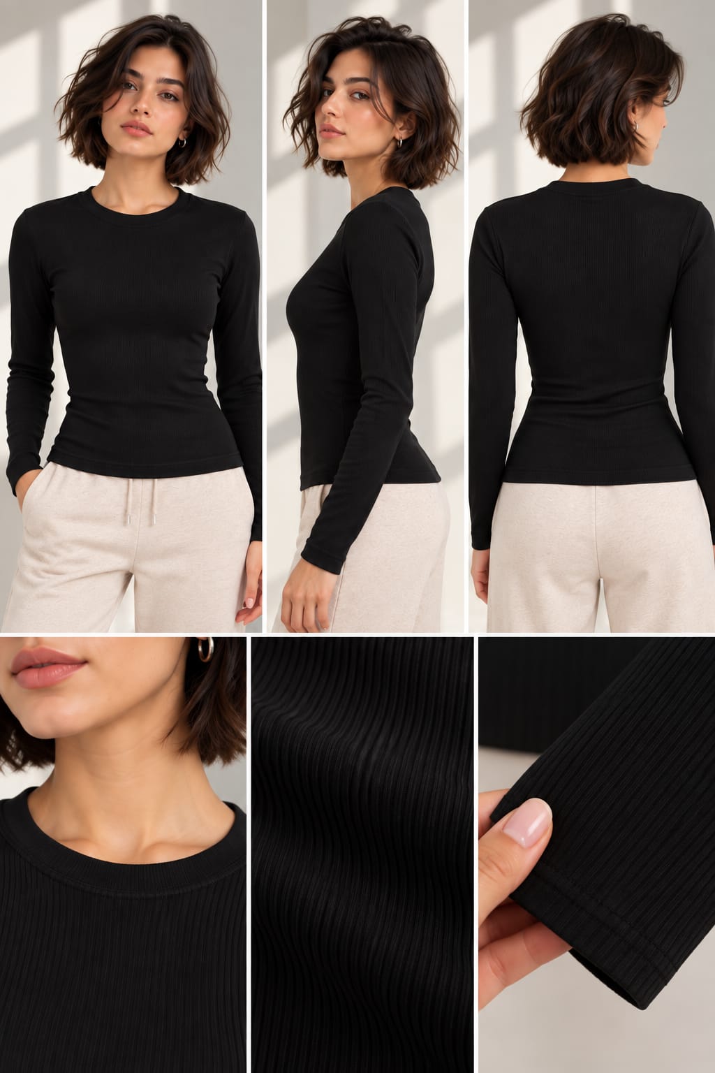 Long Sleeve Cotton Top