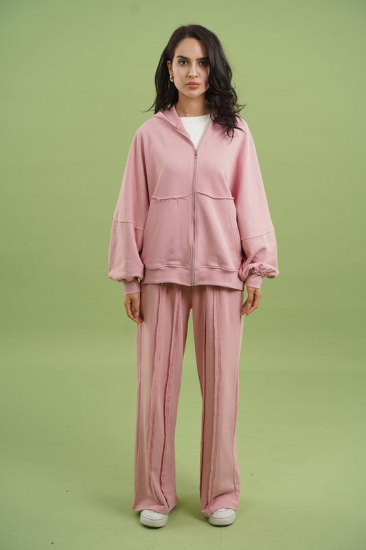 Raw Edge Set In Cashmere