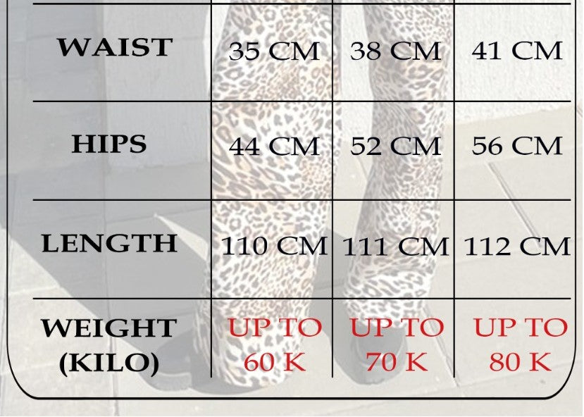 Tiger Print Gabardine Pants