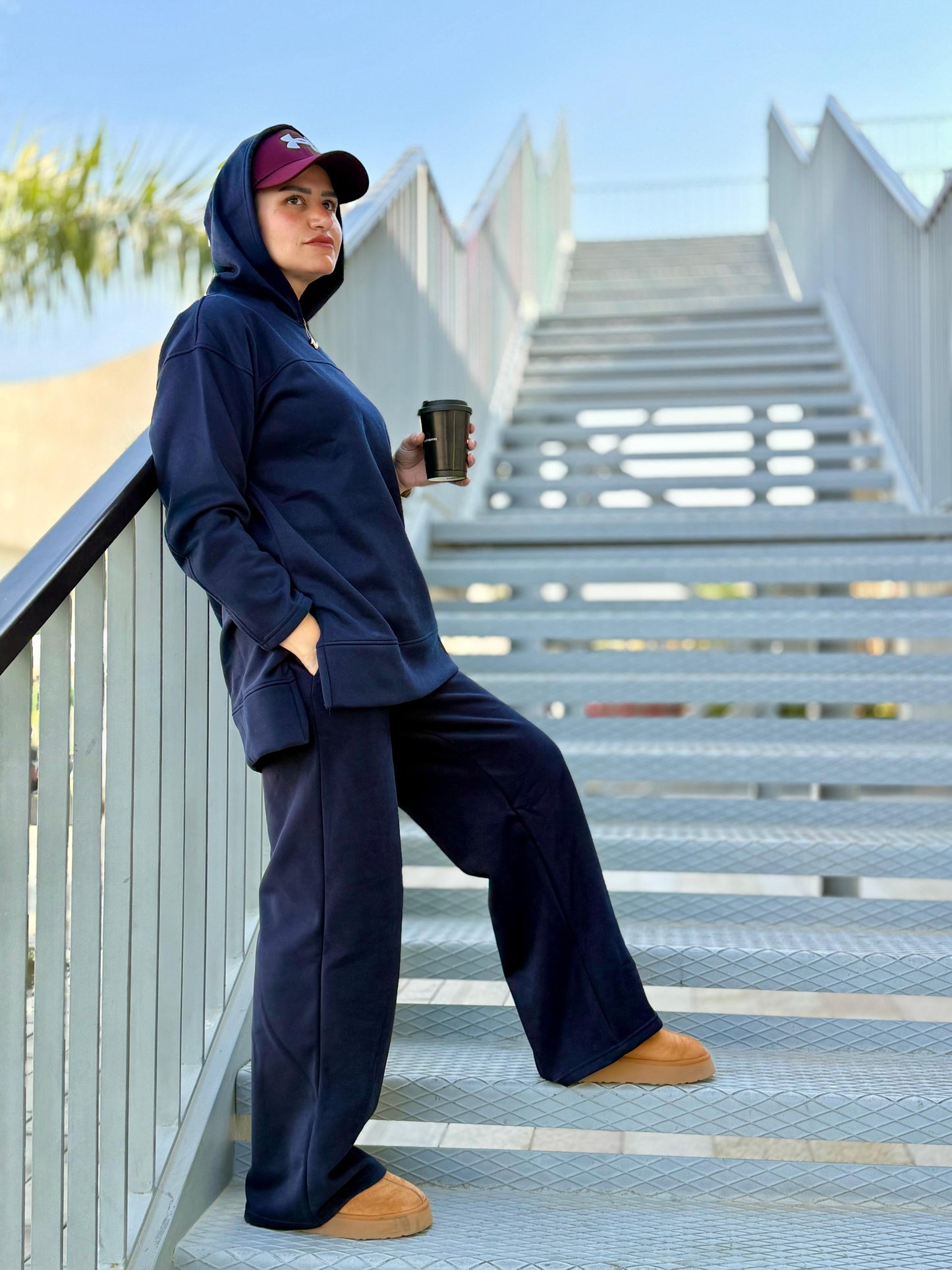 H-p Basic HP Hoodie In Navy