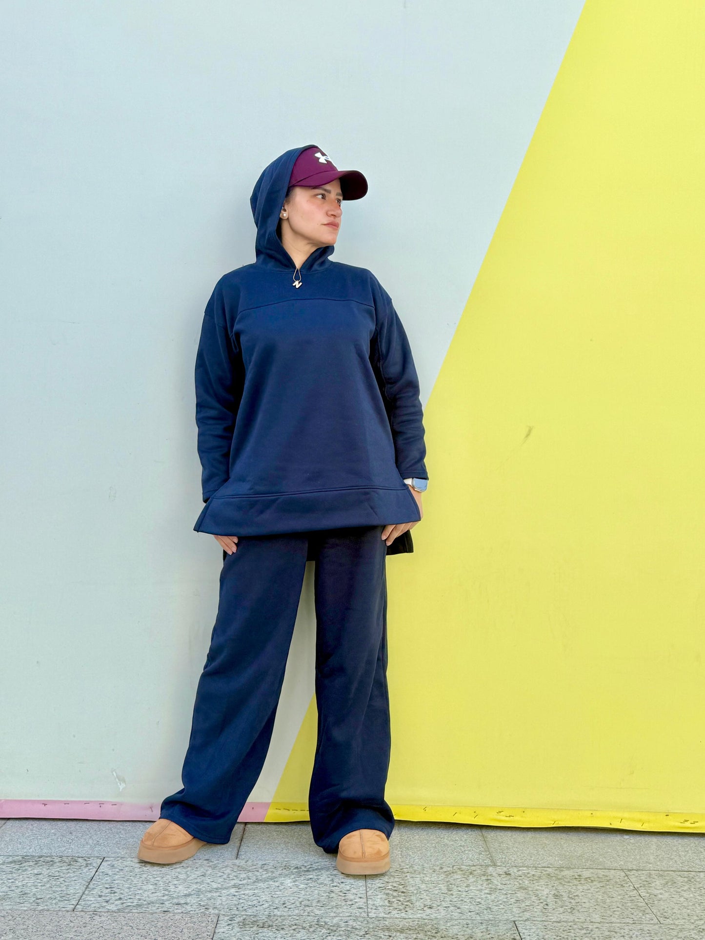 H-p Basic HP Hoodie In Navy