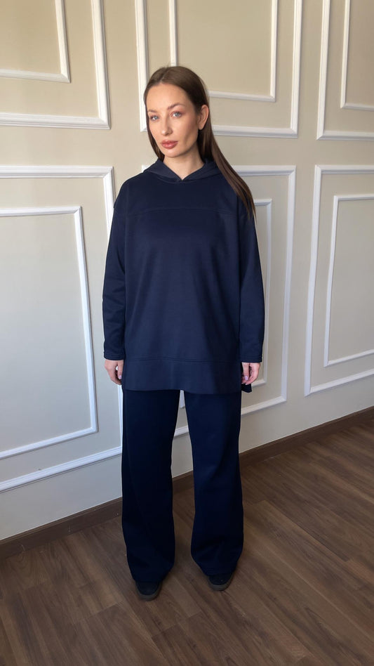 H-p Basic HP Hoodie In Navy
