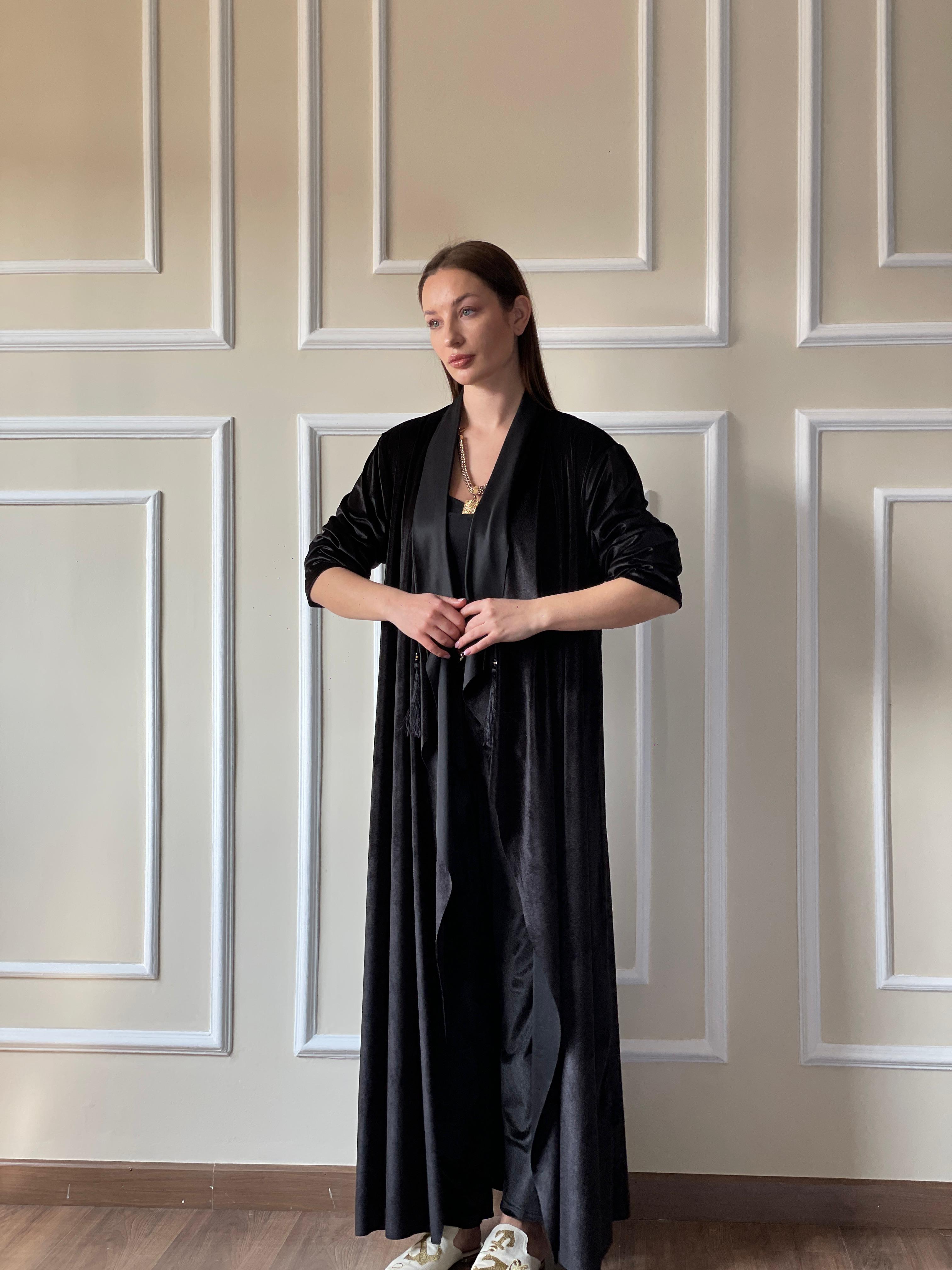 L-I - Ramadan Cardigan Set In Black