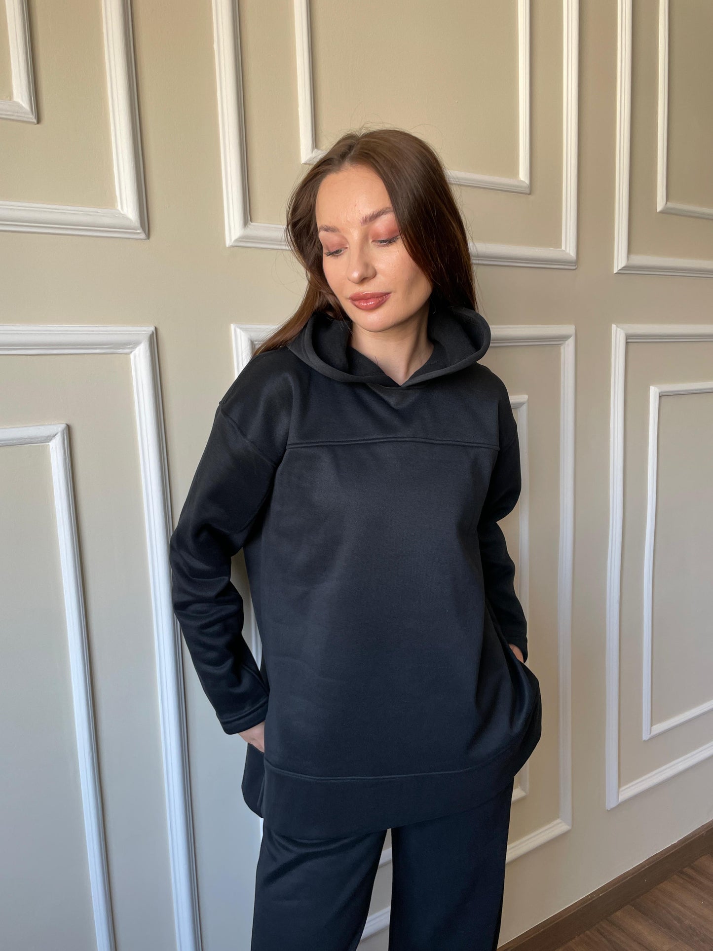 H-p Basic HP Hoodie In Black