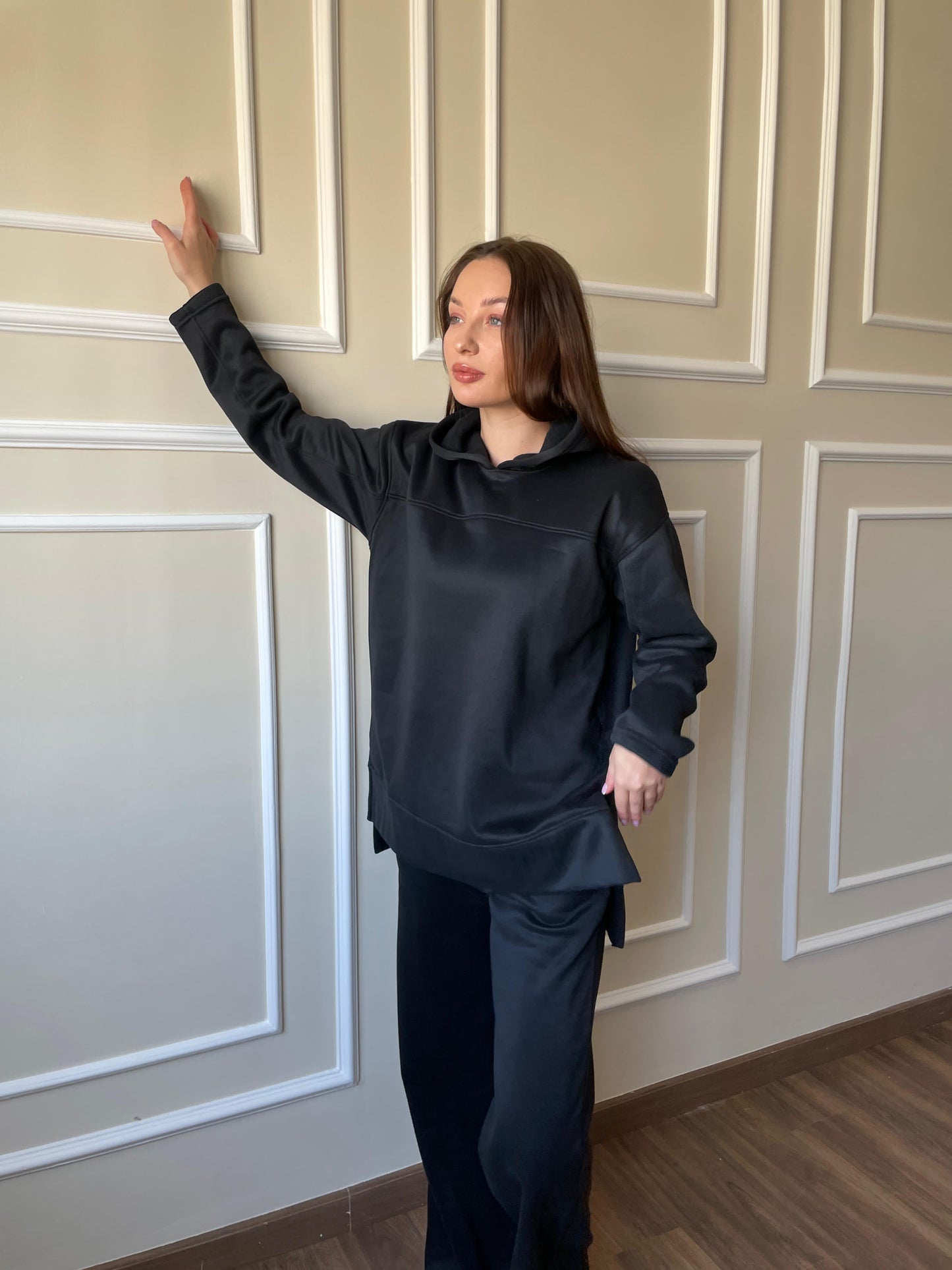 H-p Basic HP Hoodie In Black
