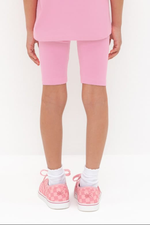 Kids Legging Short in Pink