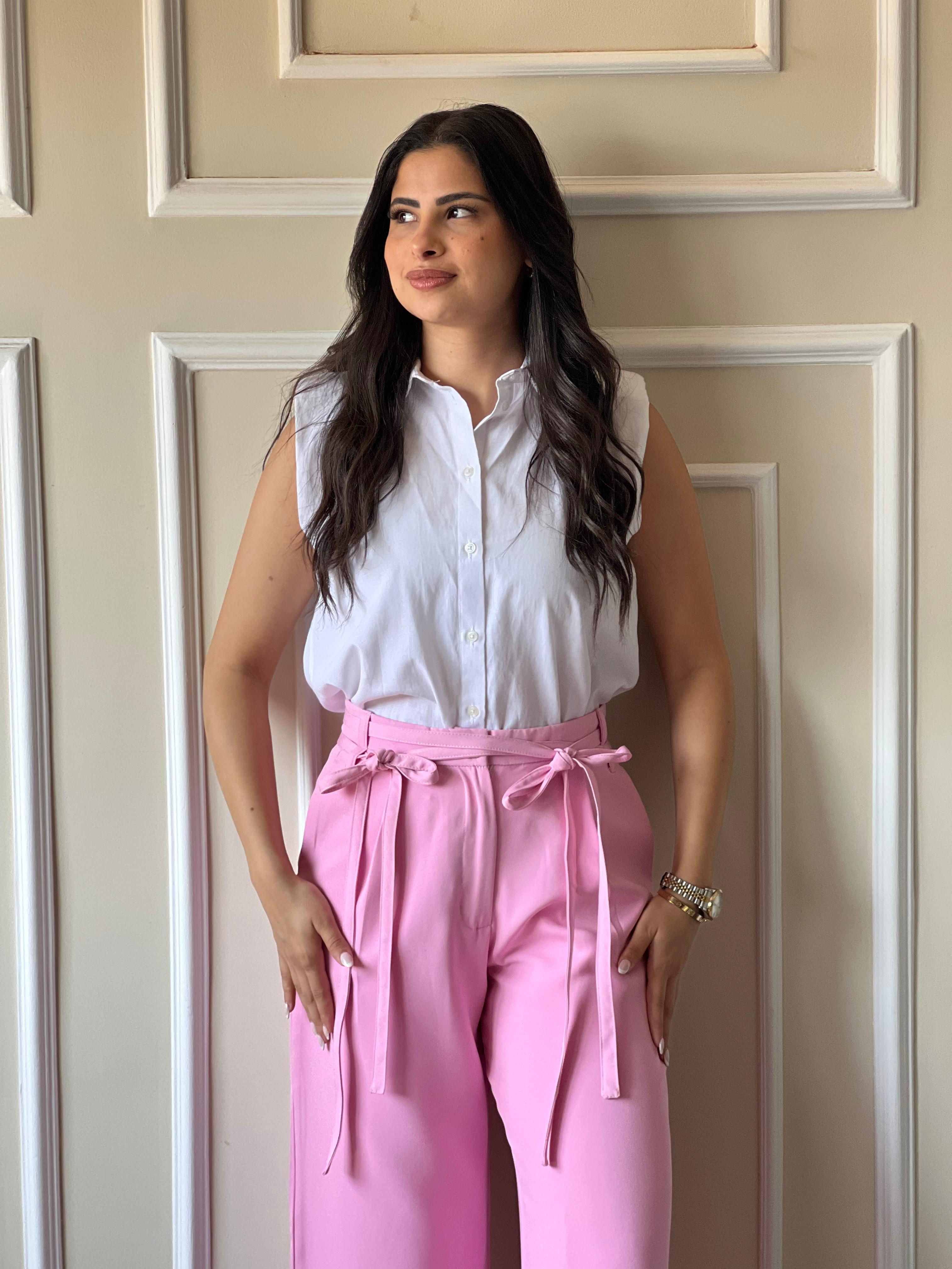 Double Belts Trousers