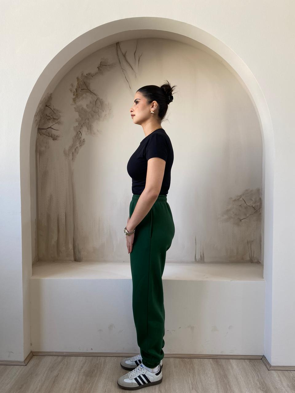 Basic Fleece Sweatpants | Olive