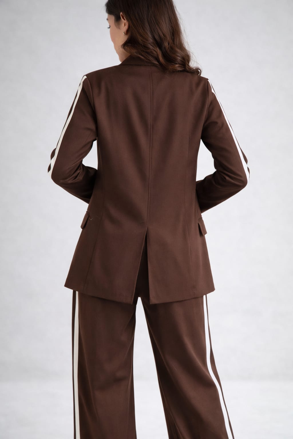 Side Strip Blazer Set