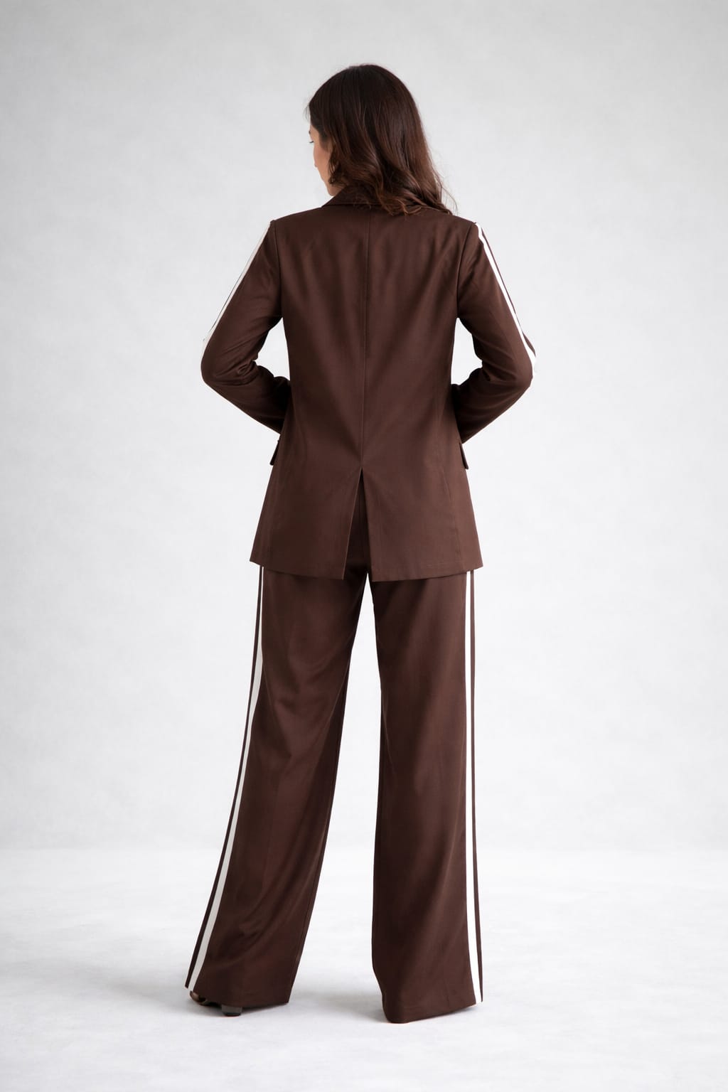 Side Strip Blazer Set