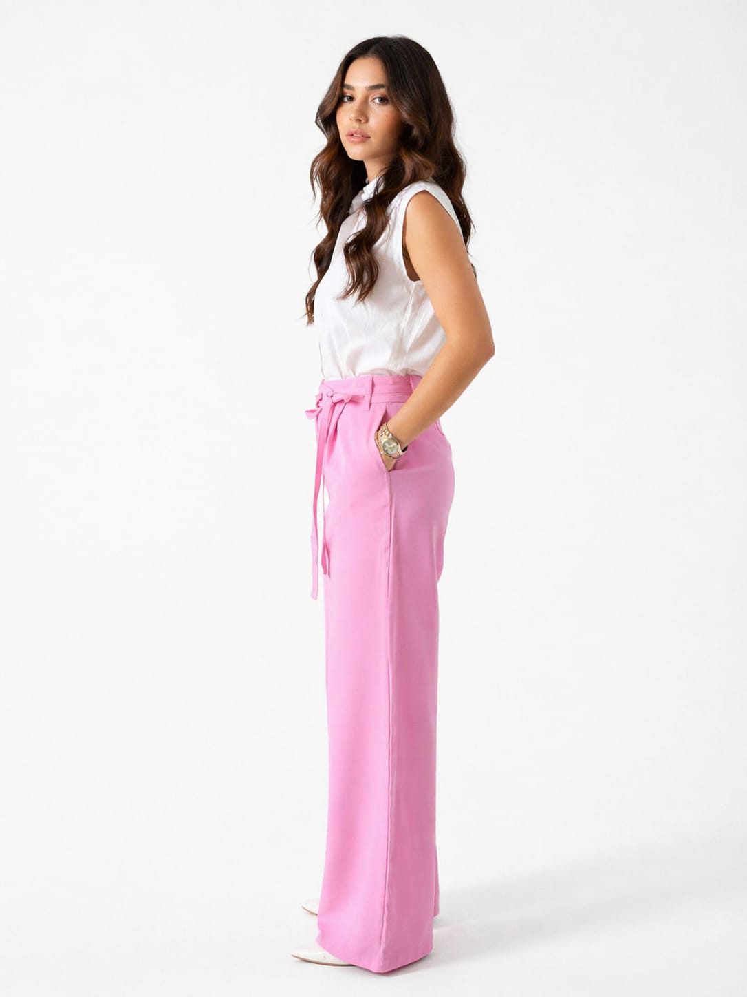 Double Belts Trousers