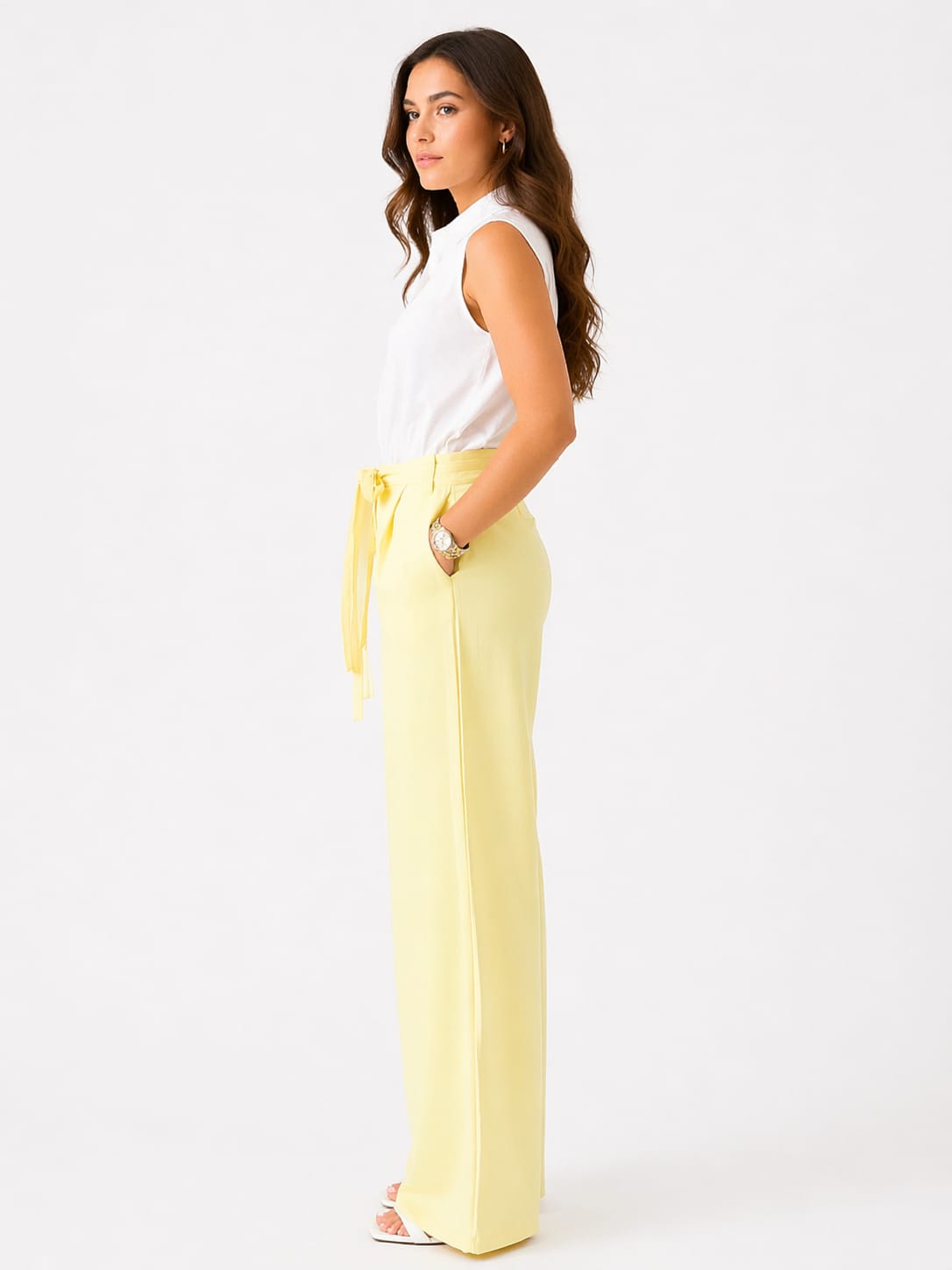 Double Belts Trousers