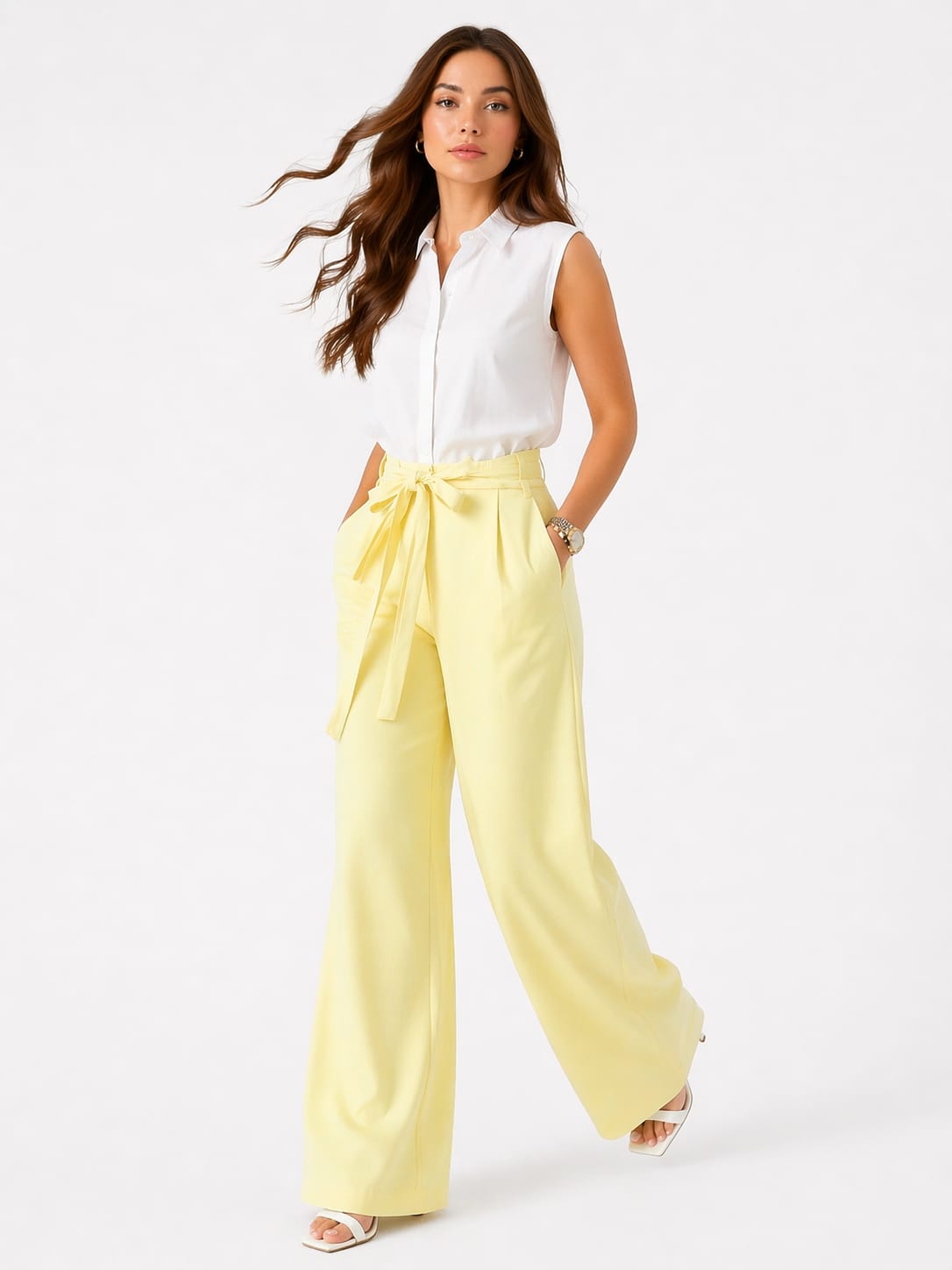 Double Belts Trousers