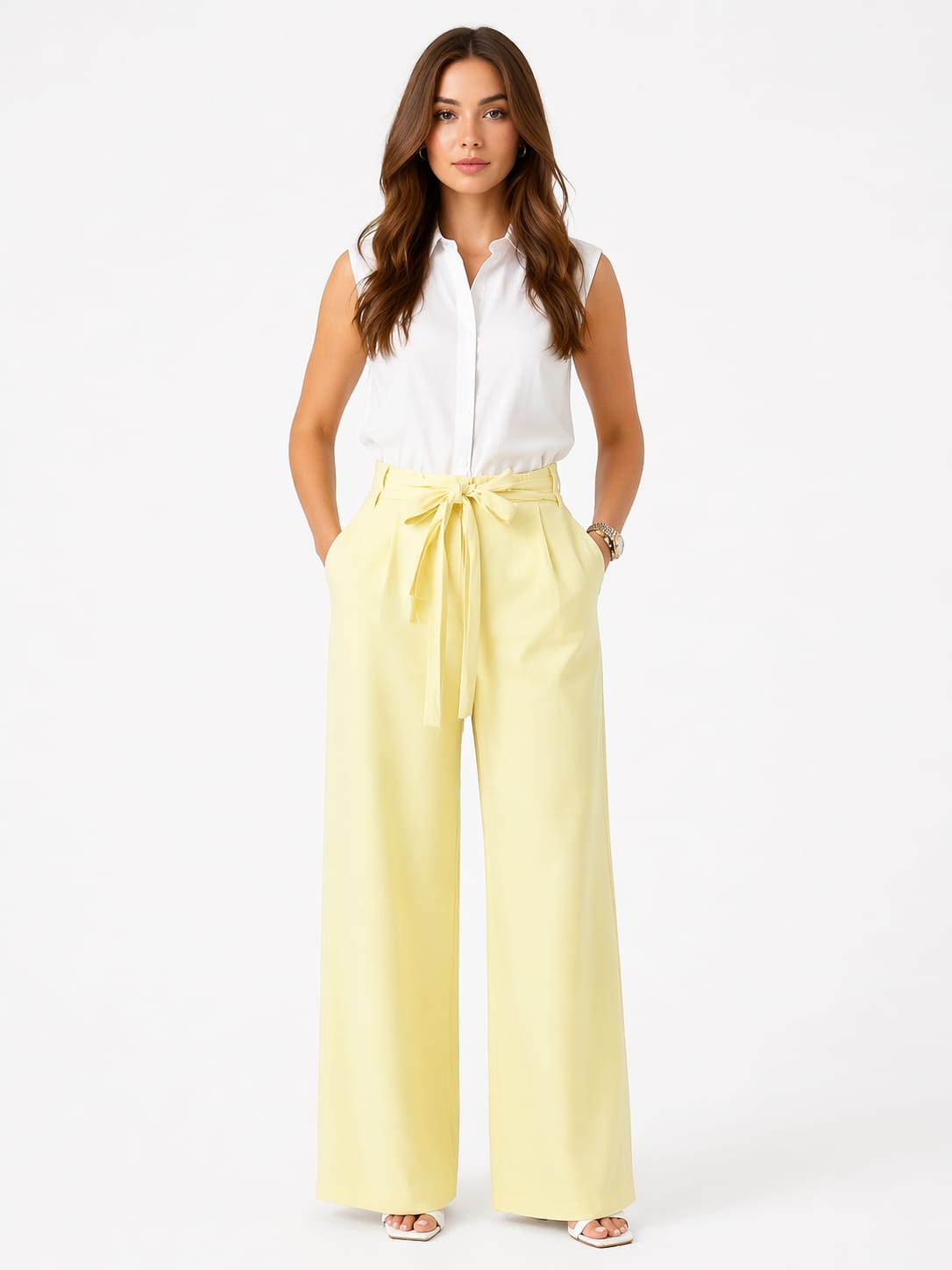 Double Belts Trousers