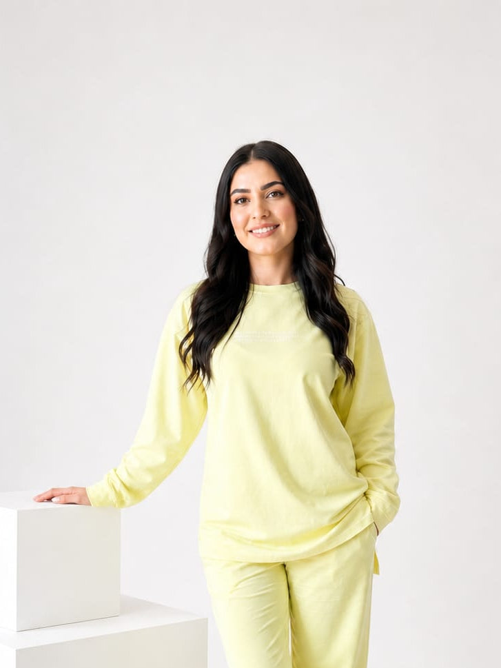 Long Sleeved T-Shirt In Cotton