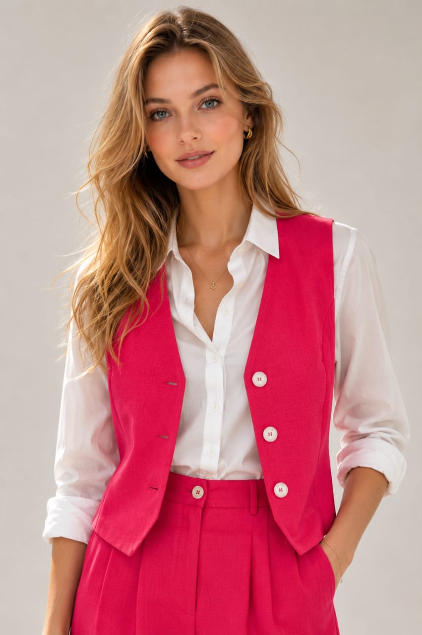 Linen Vest