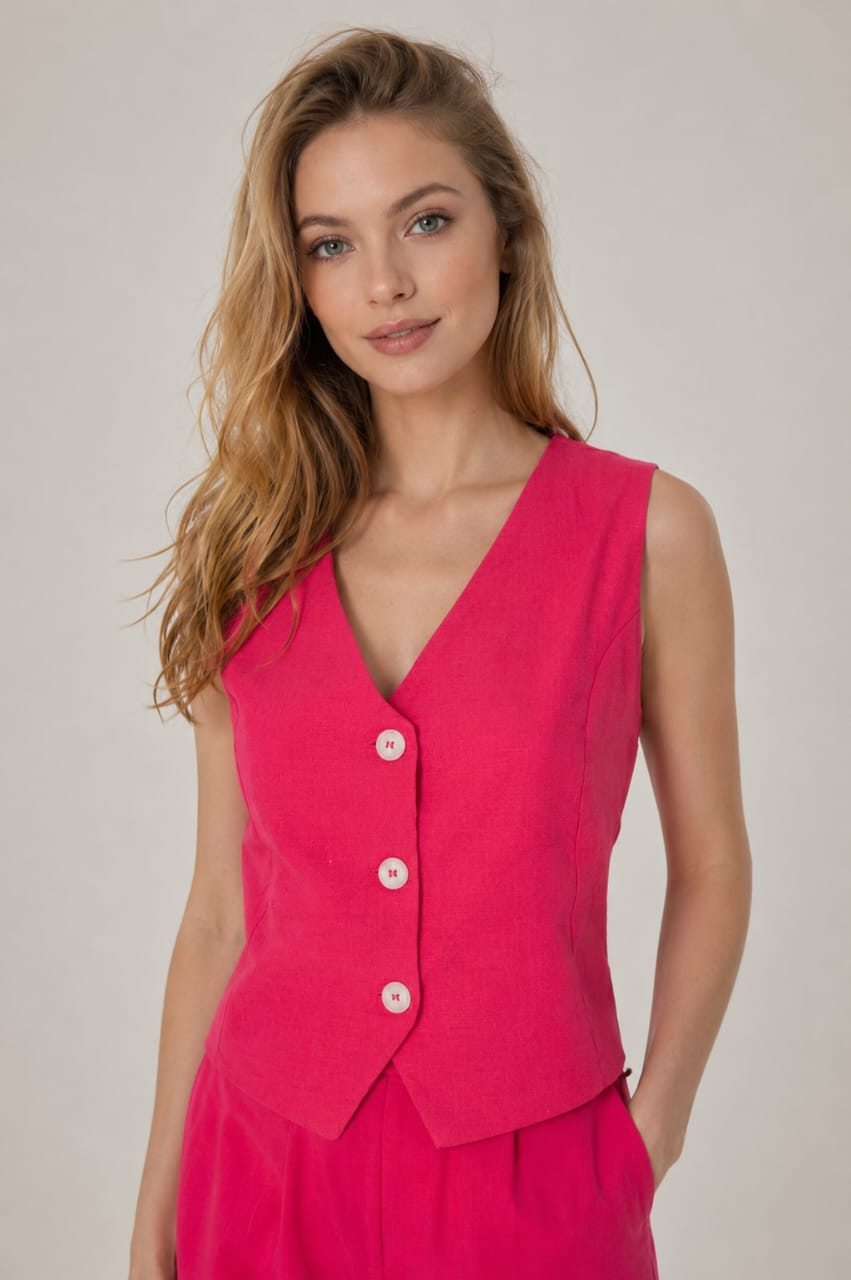 Linen Vest