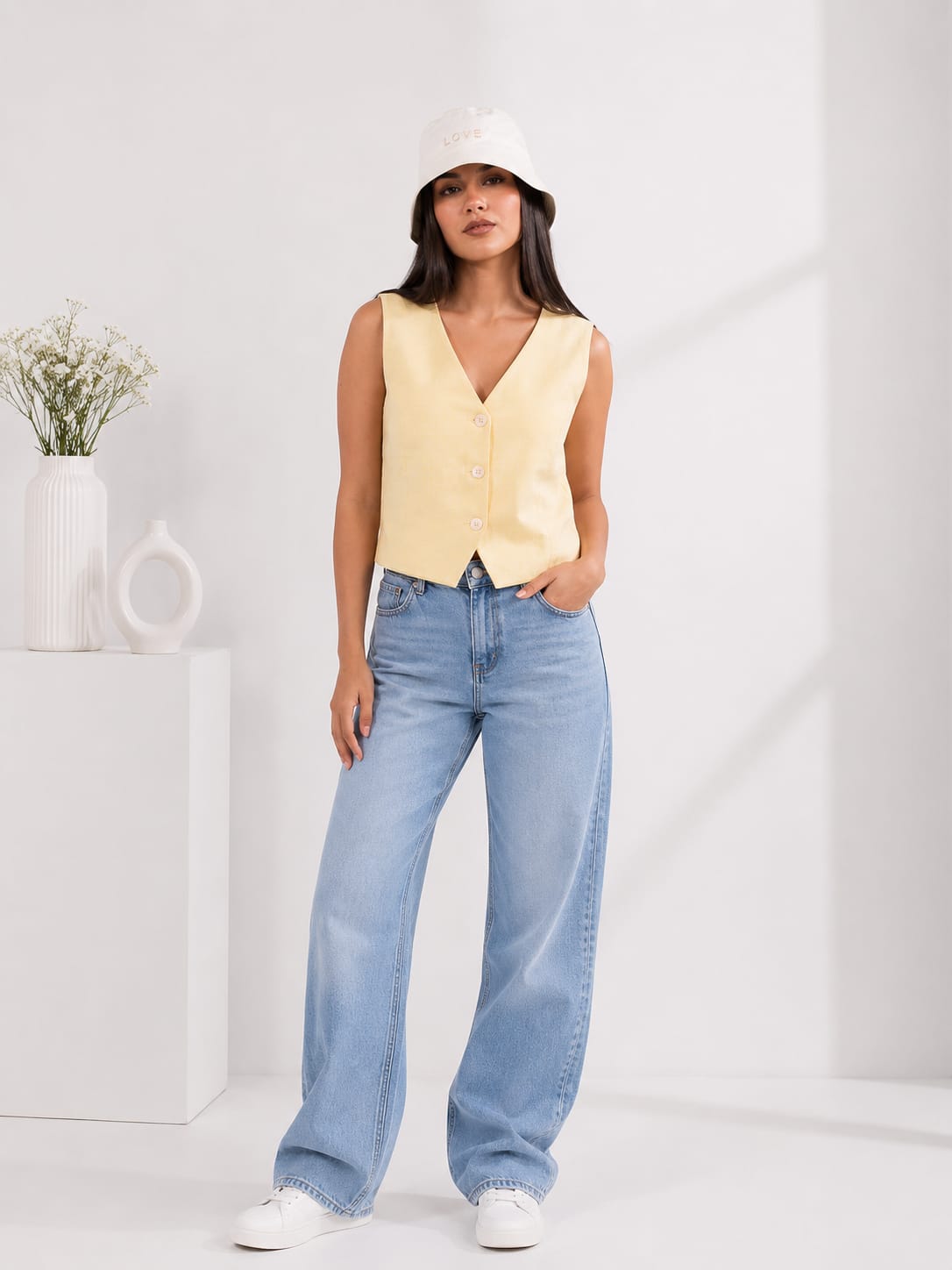 Linen Vest