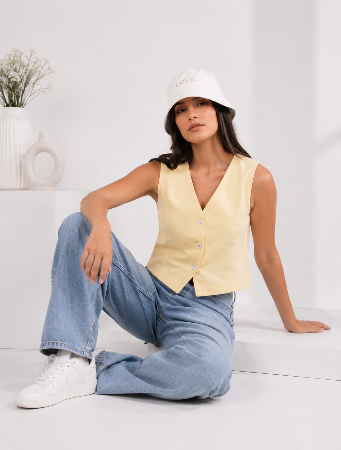 Linen Vest