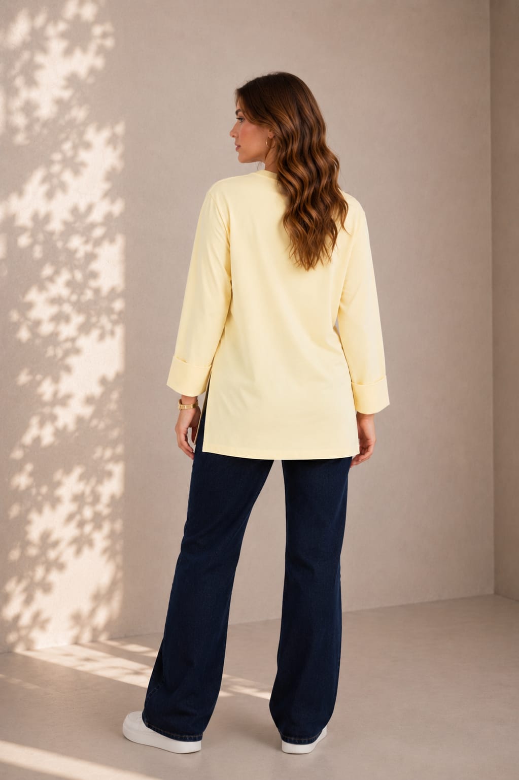 Folded Sleeves T-Shirt