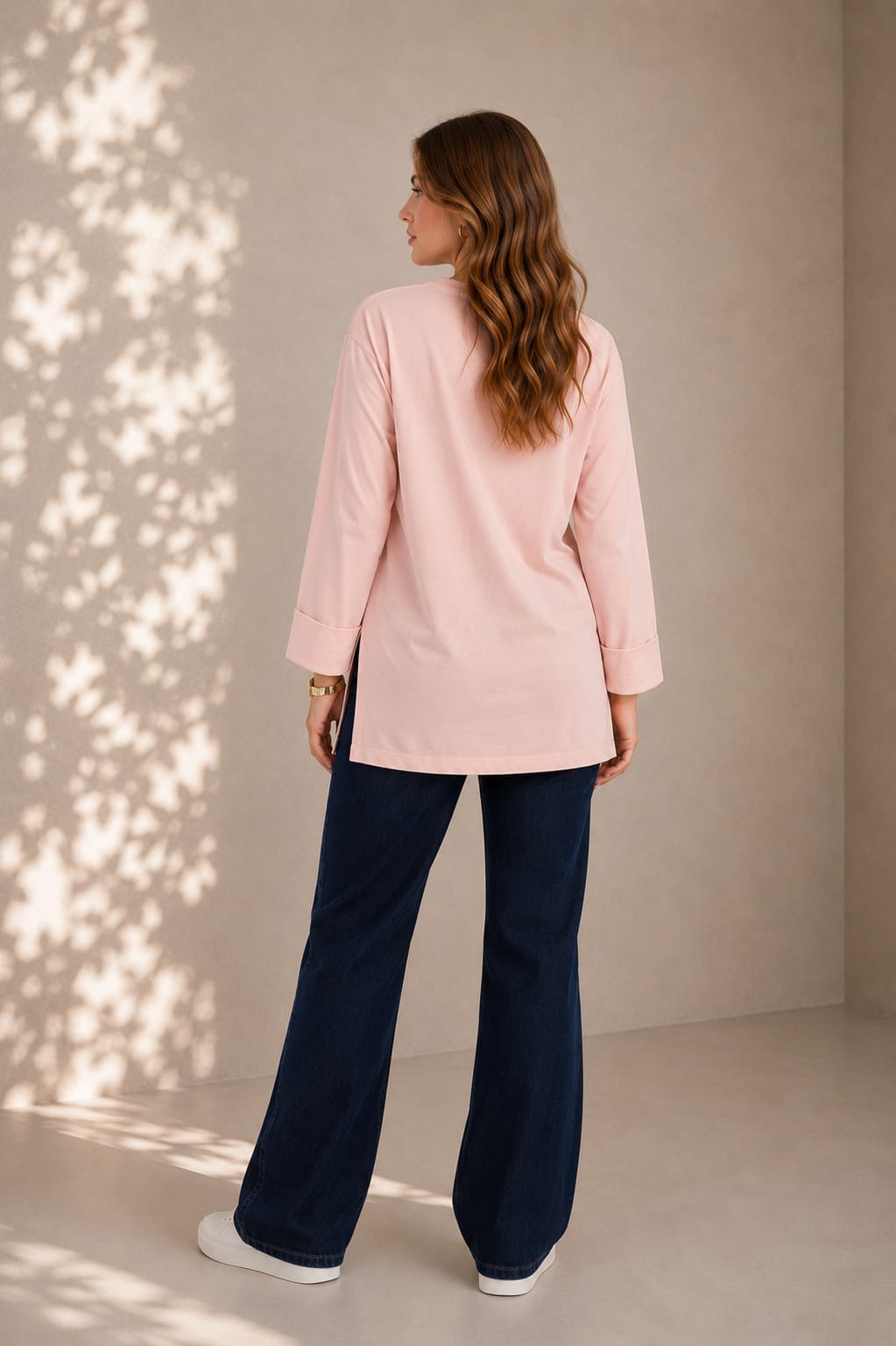 Folded Sleeves T-Shirt