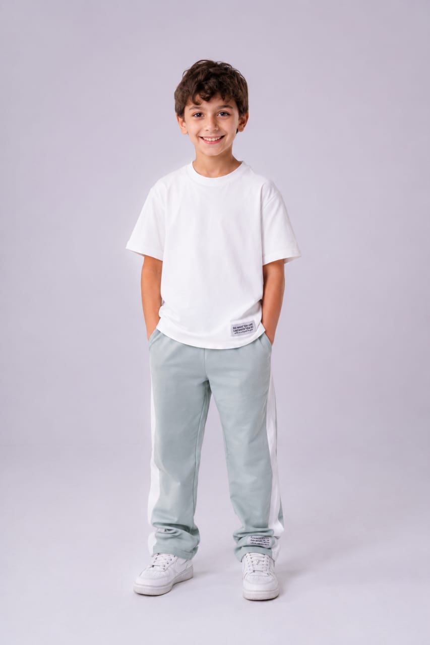 Slogan Pants Set