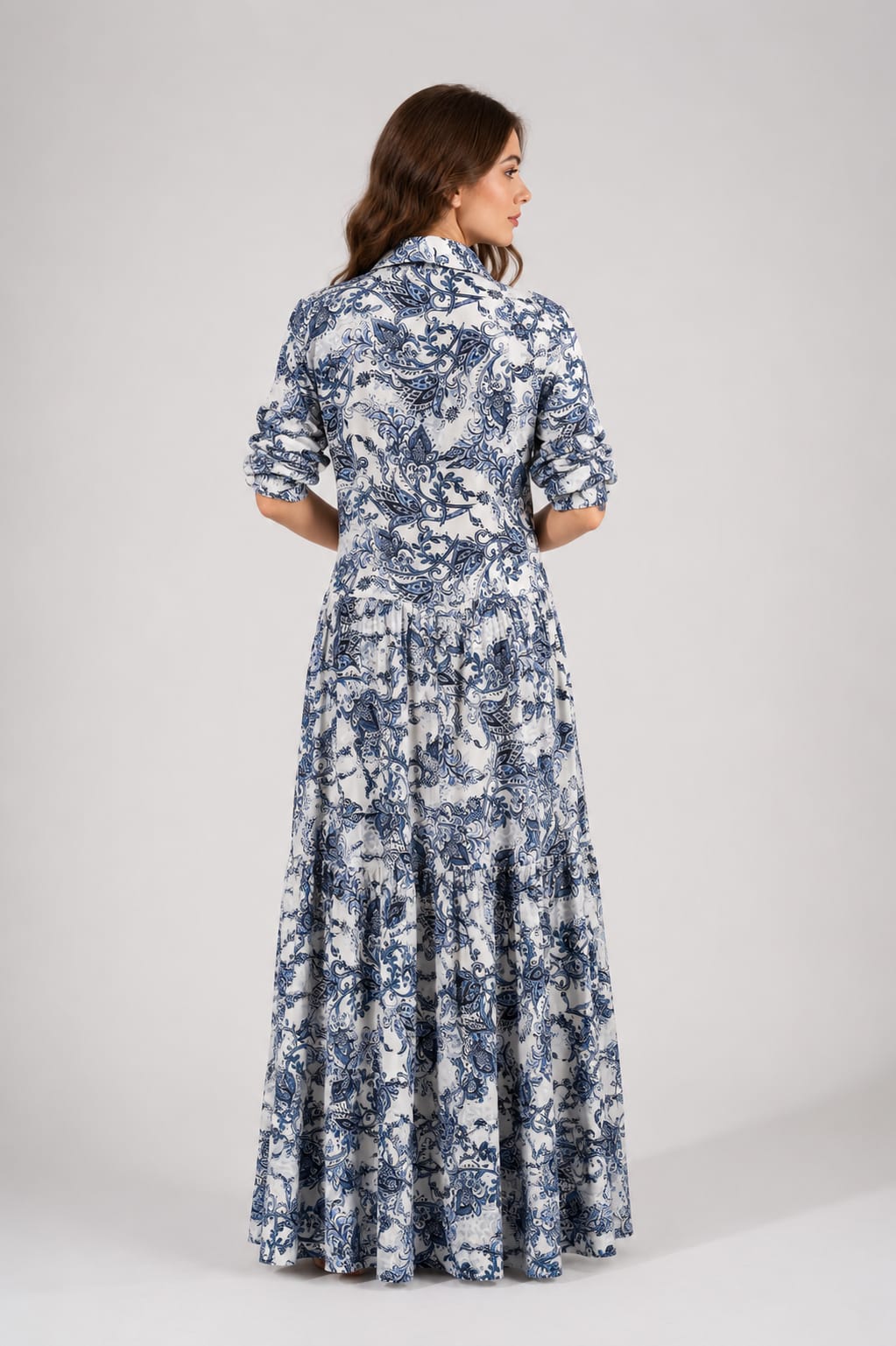Printed Long Dress