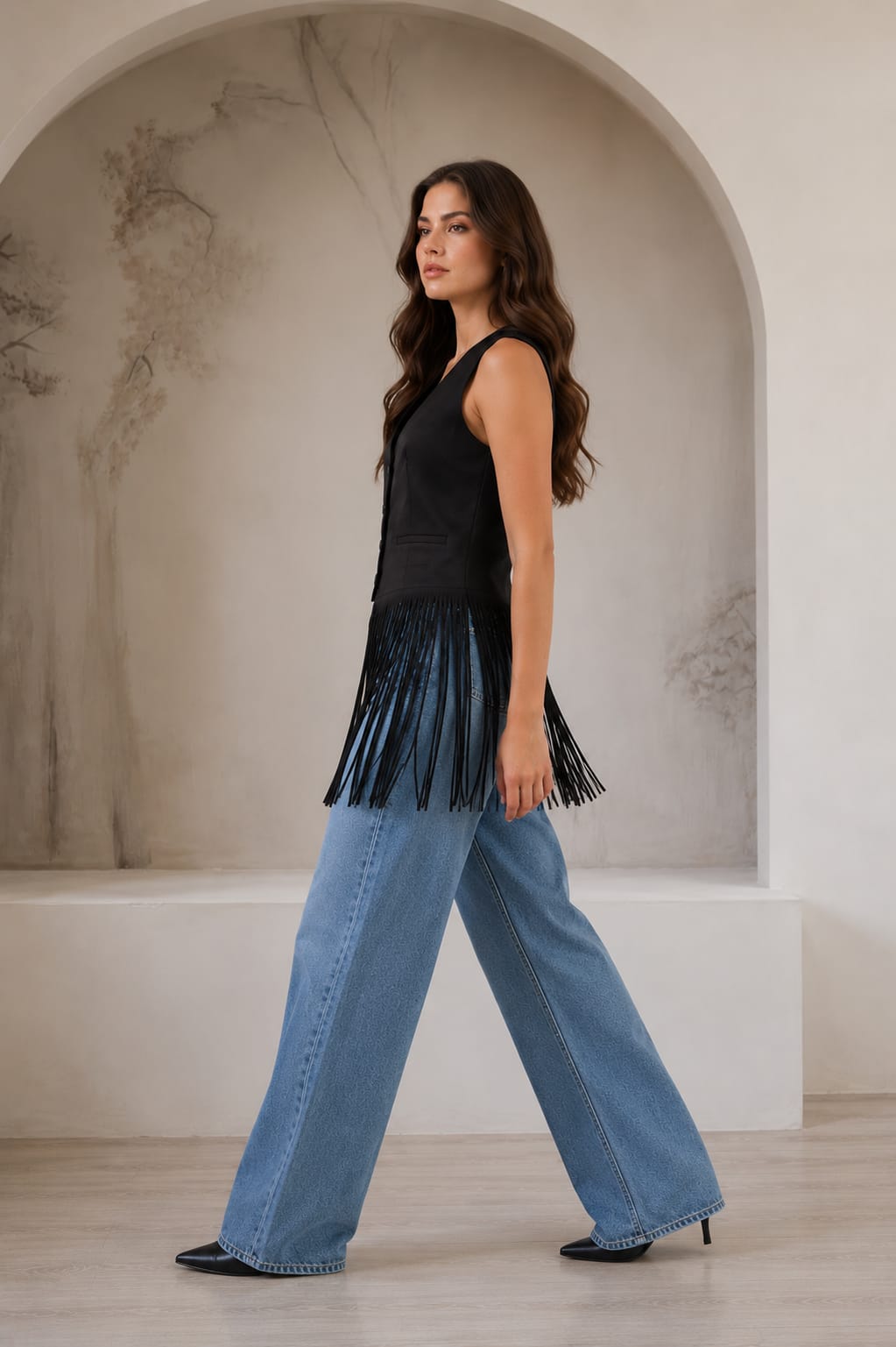 Long Tassel Vest