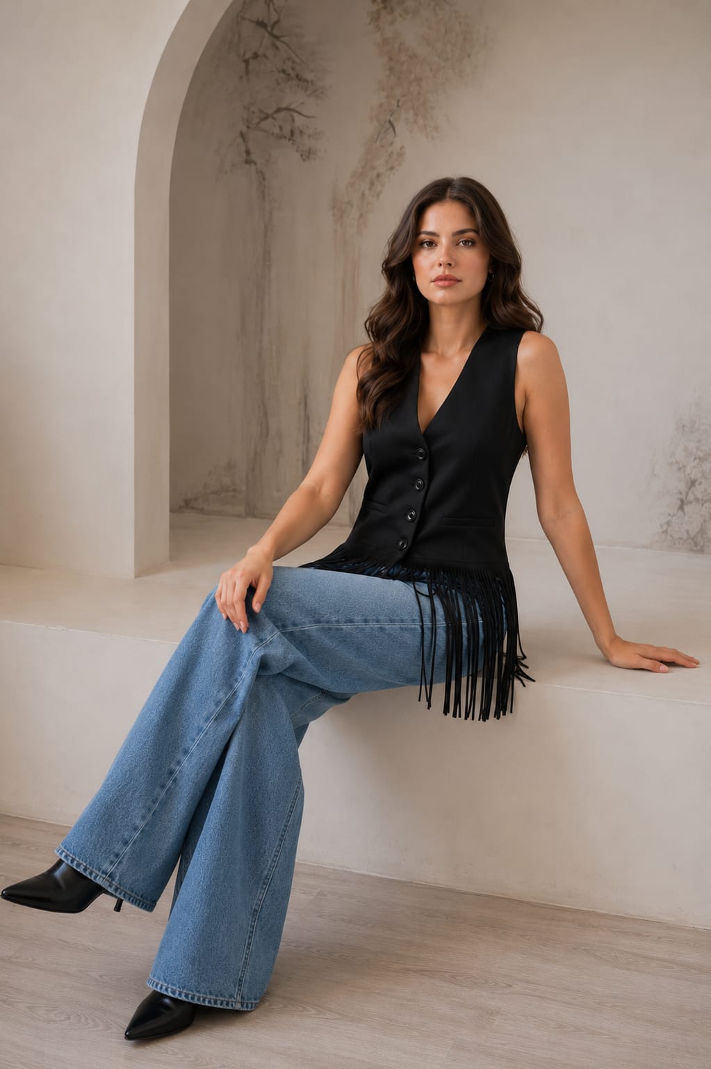 Long Tassel Vest