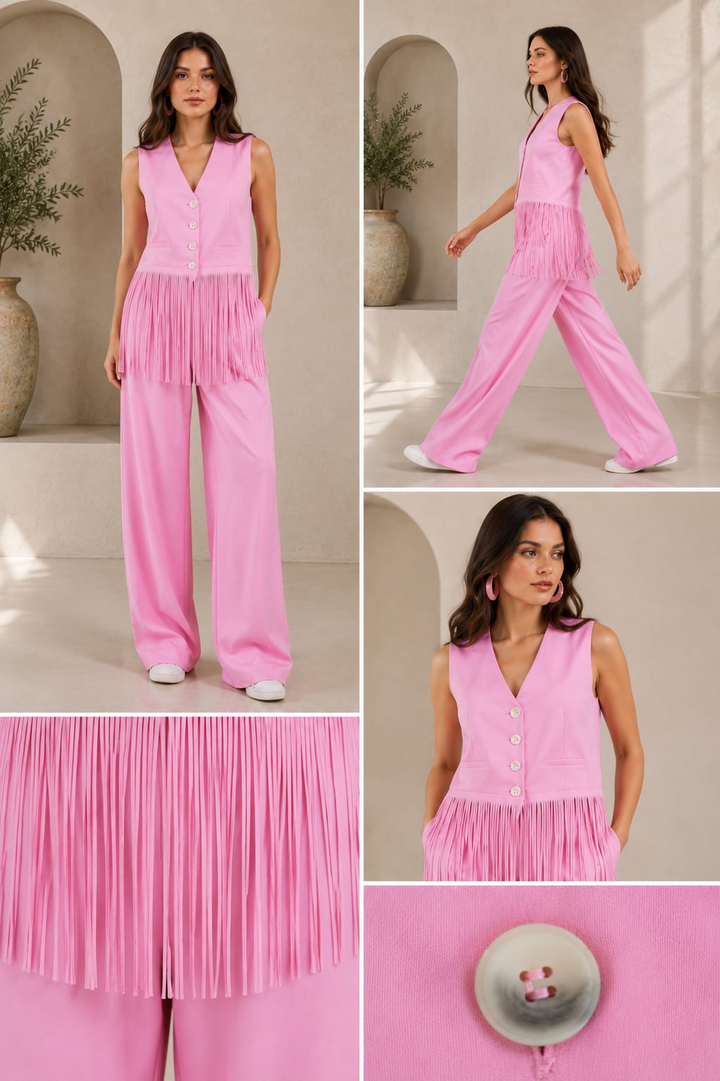 Long Tassel Vest