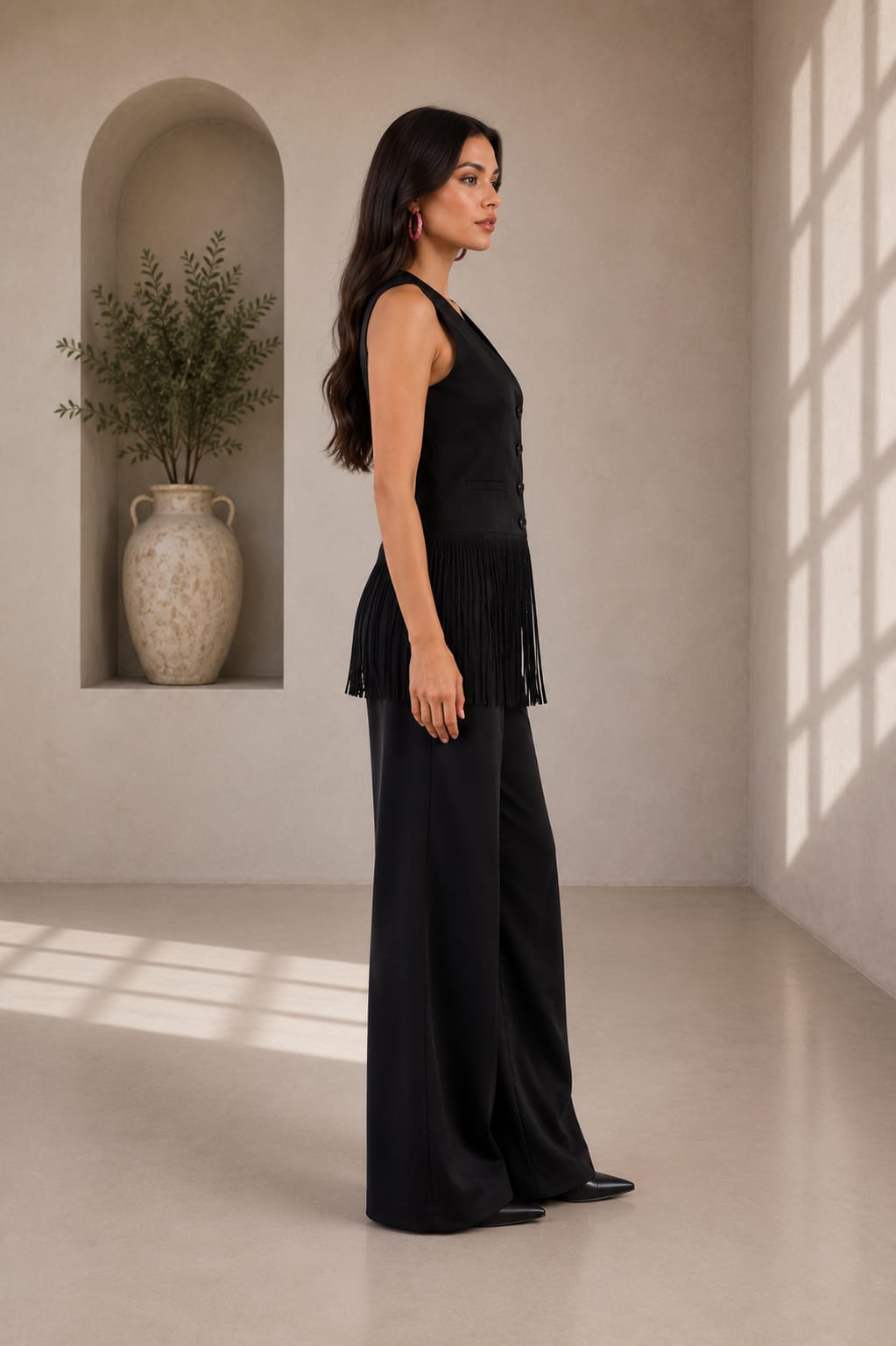 Long Tassel Vest