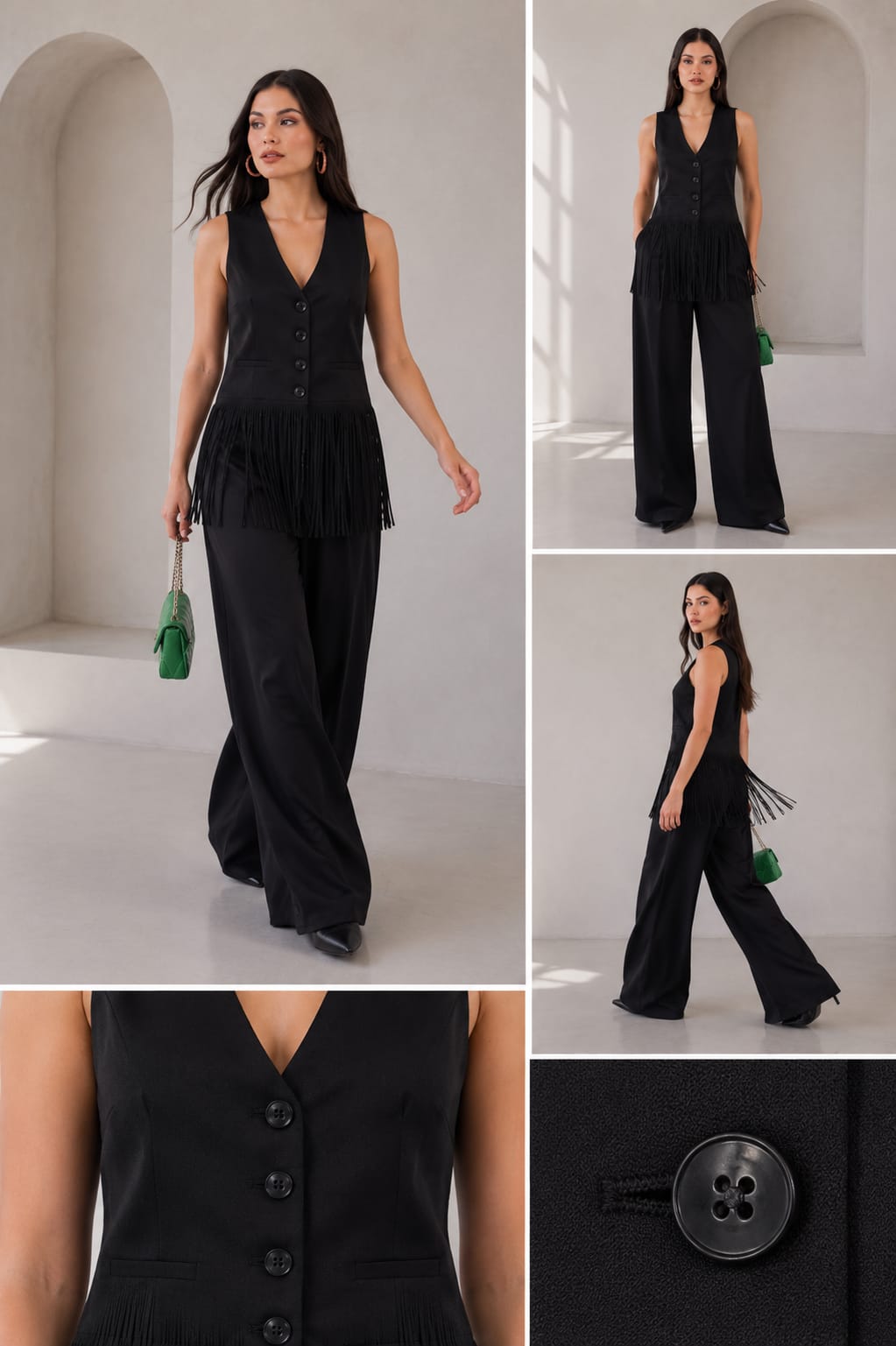 Long Tassel Vest