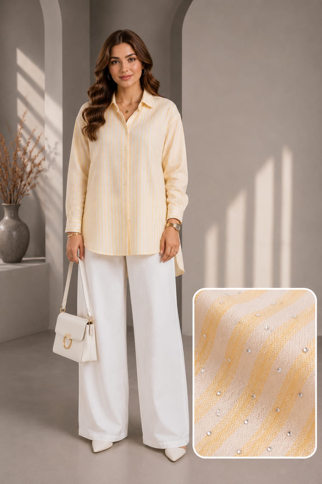 Sparkle Linen Shirt