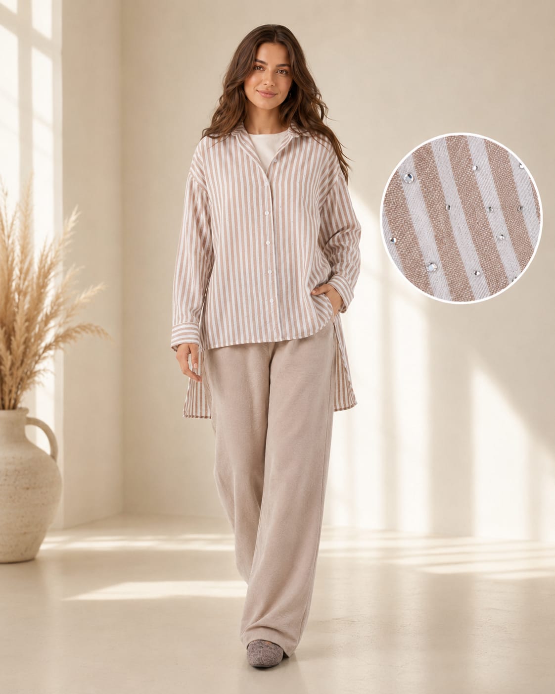 Sparkle Linen Shirt